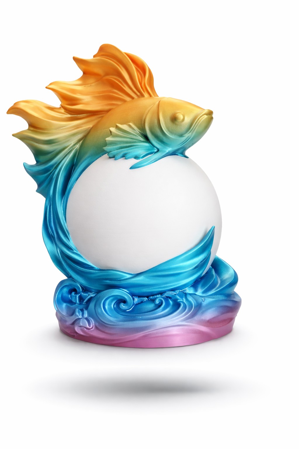 3D printed wave sculpture