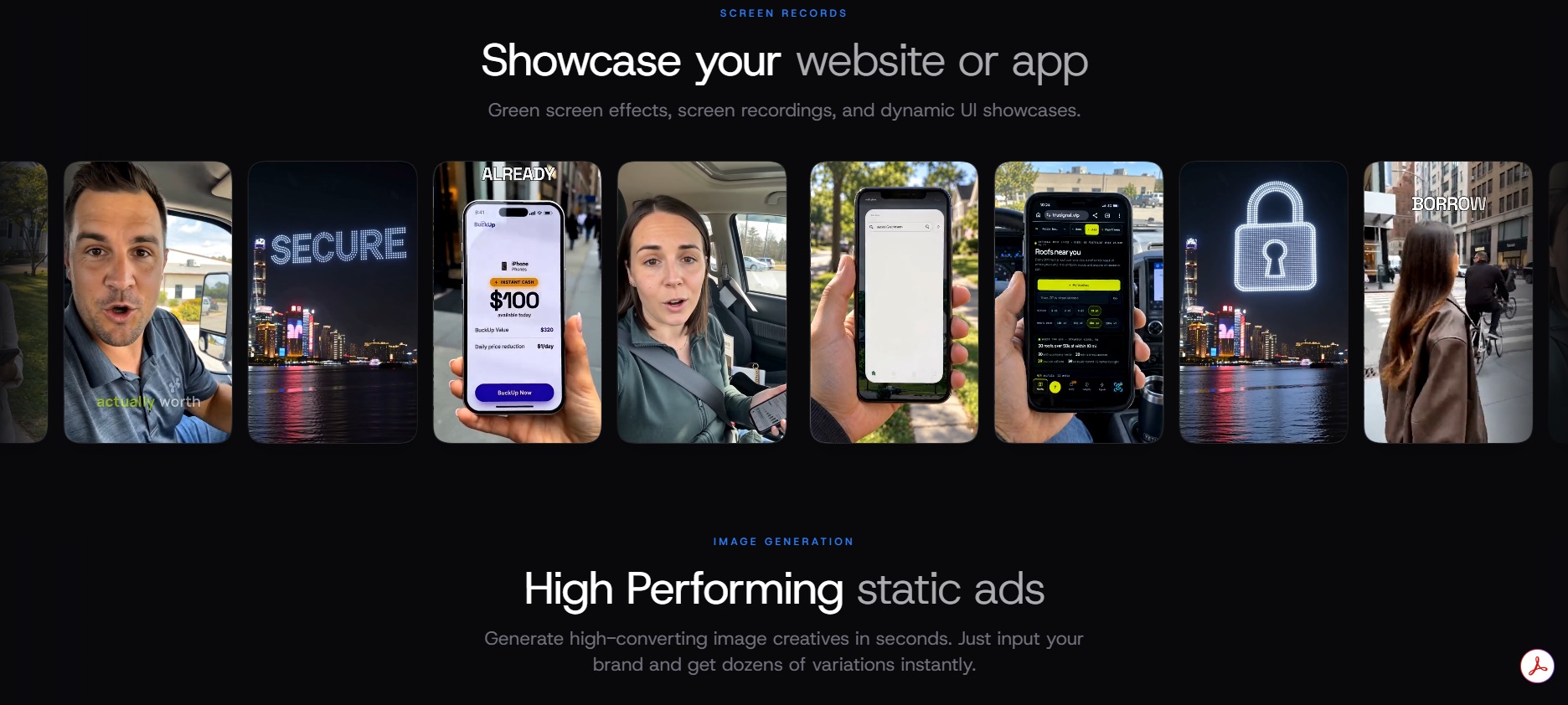 Larven AI: Showcase your website or app