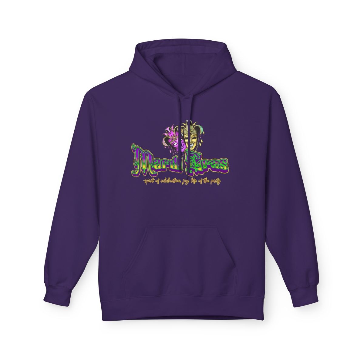 Hoodie — Mardi Gras 2026 Mask Design