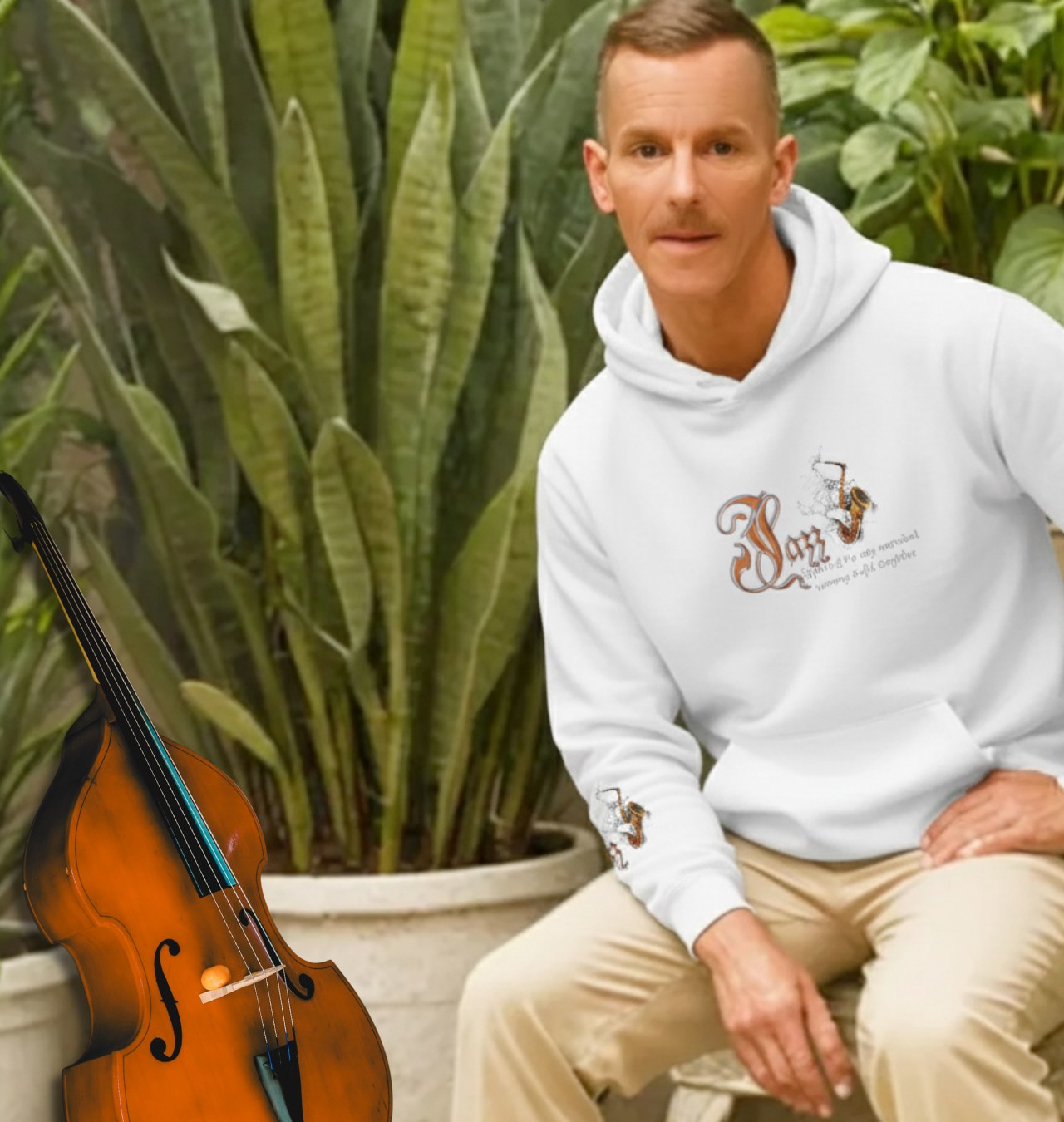 ZEAUXDIAC Jazz Hoodie | Mystical New Orleans Astrology Sweatshirt, Unisex Celestial Streetwear, perfect gift for the cosmically inclined and New Orleans fans alike