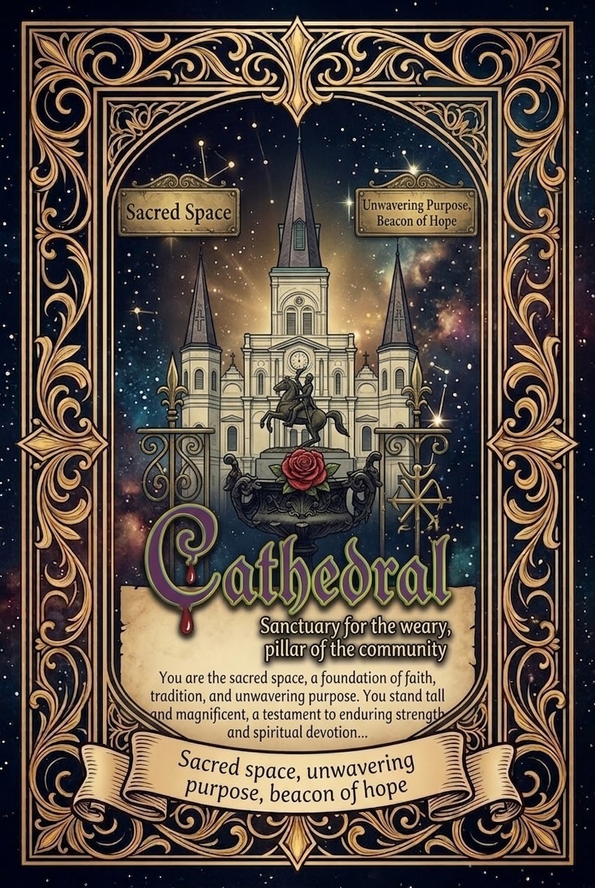Cathedral Zeauxdiac sign artwork