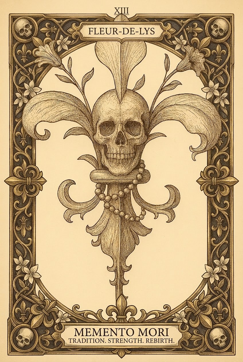 Fleur de Lis Zeauxdiac sign artwork
