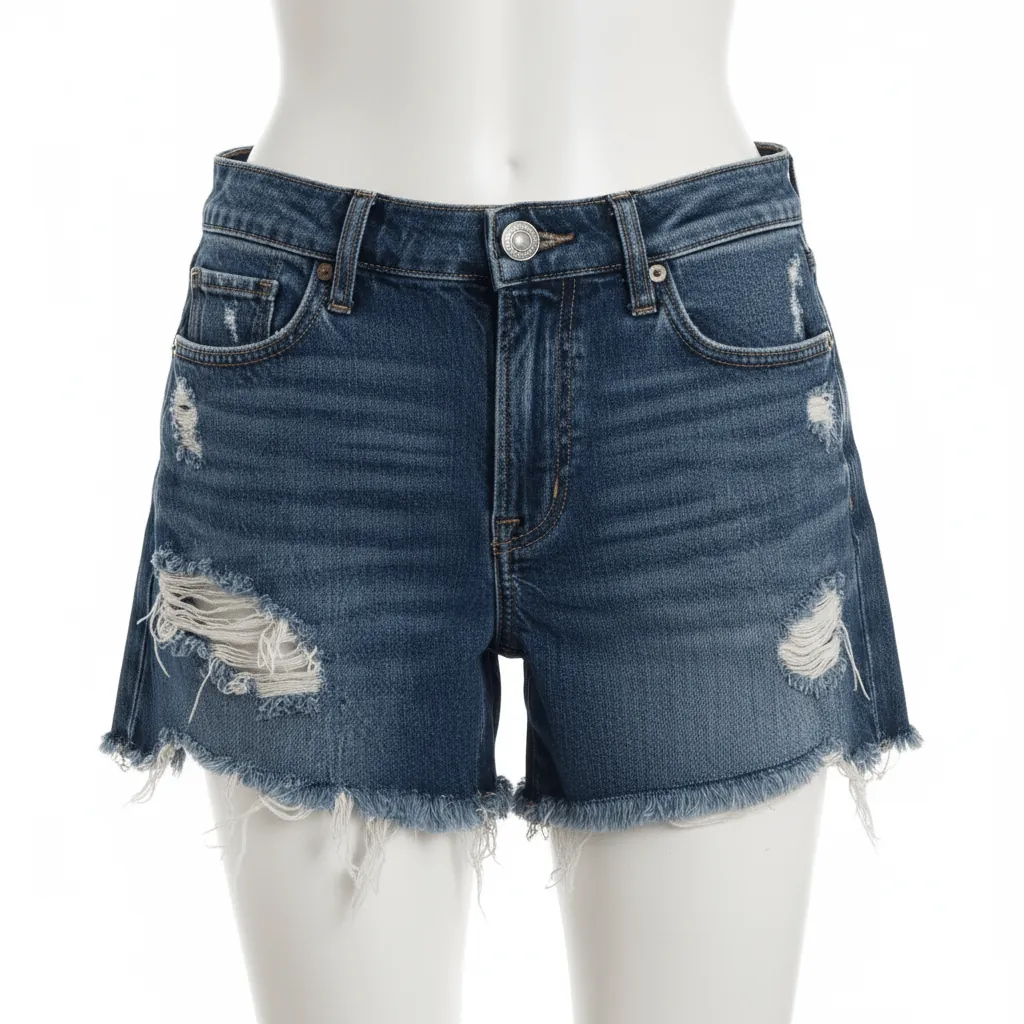 American Eagle Ripped Denim Shorts by American Eagle