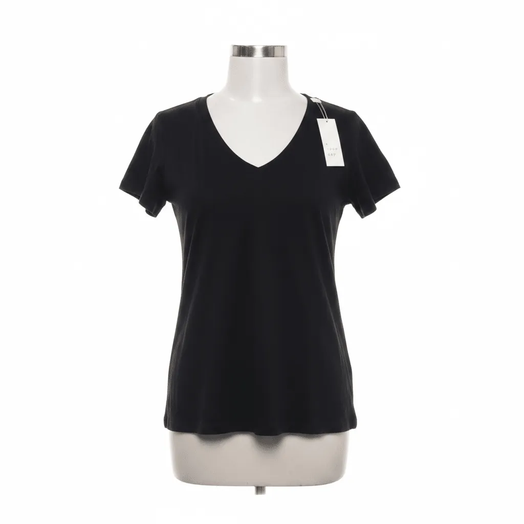 Black V-Neck Tee by A New Day