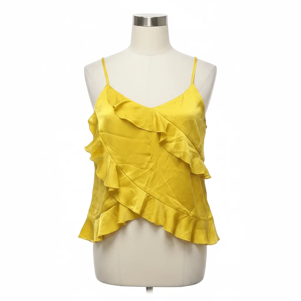 Yellow Ruffled Cami by Walmart