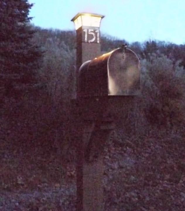 Custom Cedar Mailbox Post: Modern Rustic Outdoor Hardware (6x6), view 5