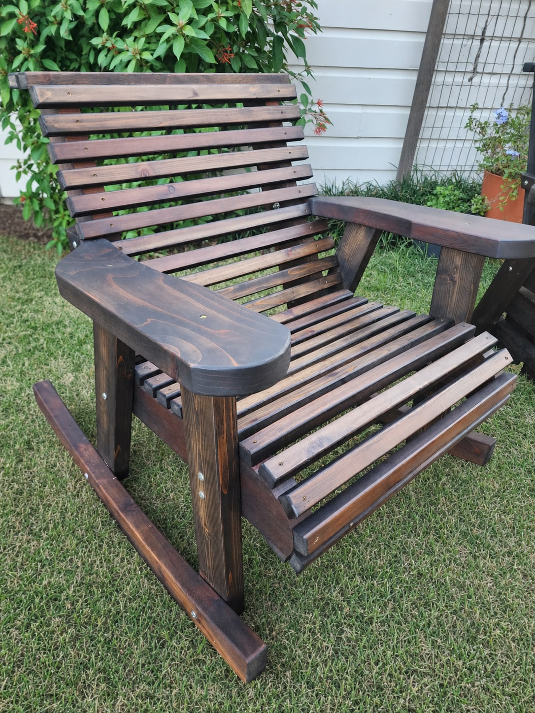Cedar Porch Rocker: Wood Outdoor Seating, view 6