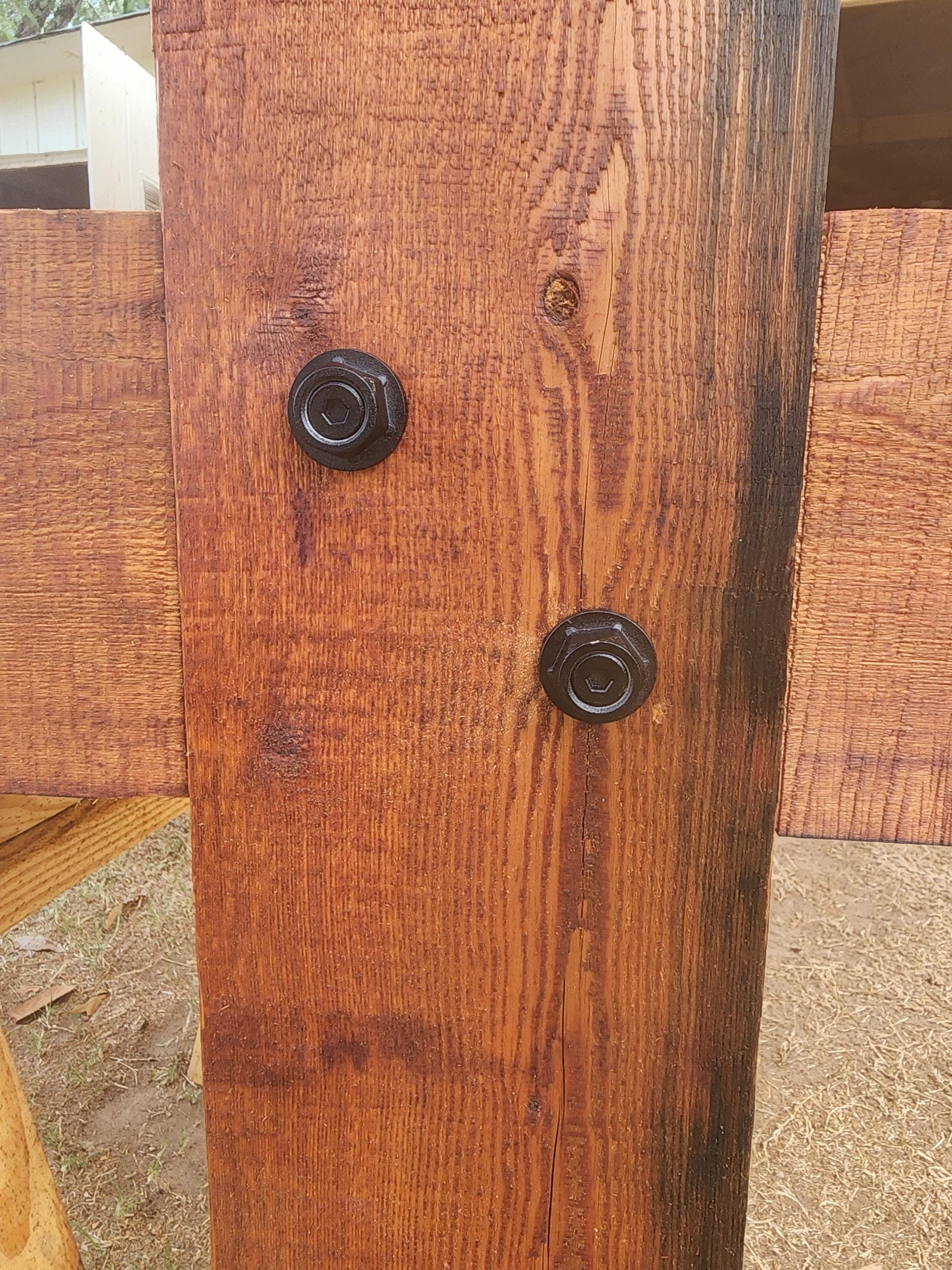 Decorative Hex Head Caps for Lag Screws