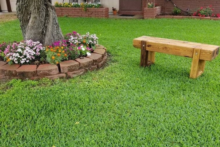 6x6 4 foot bench. 4x4 legs., view 3