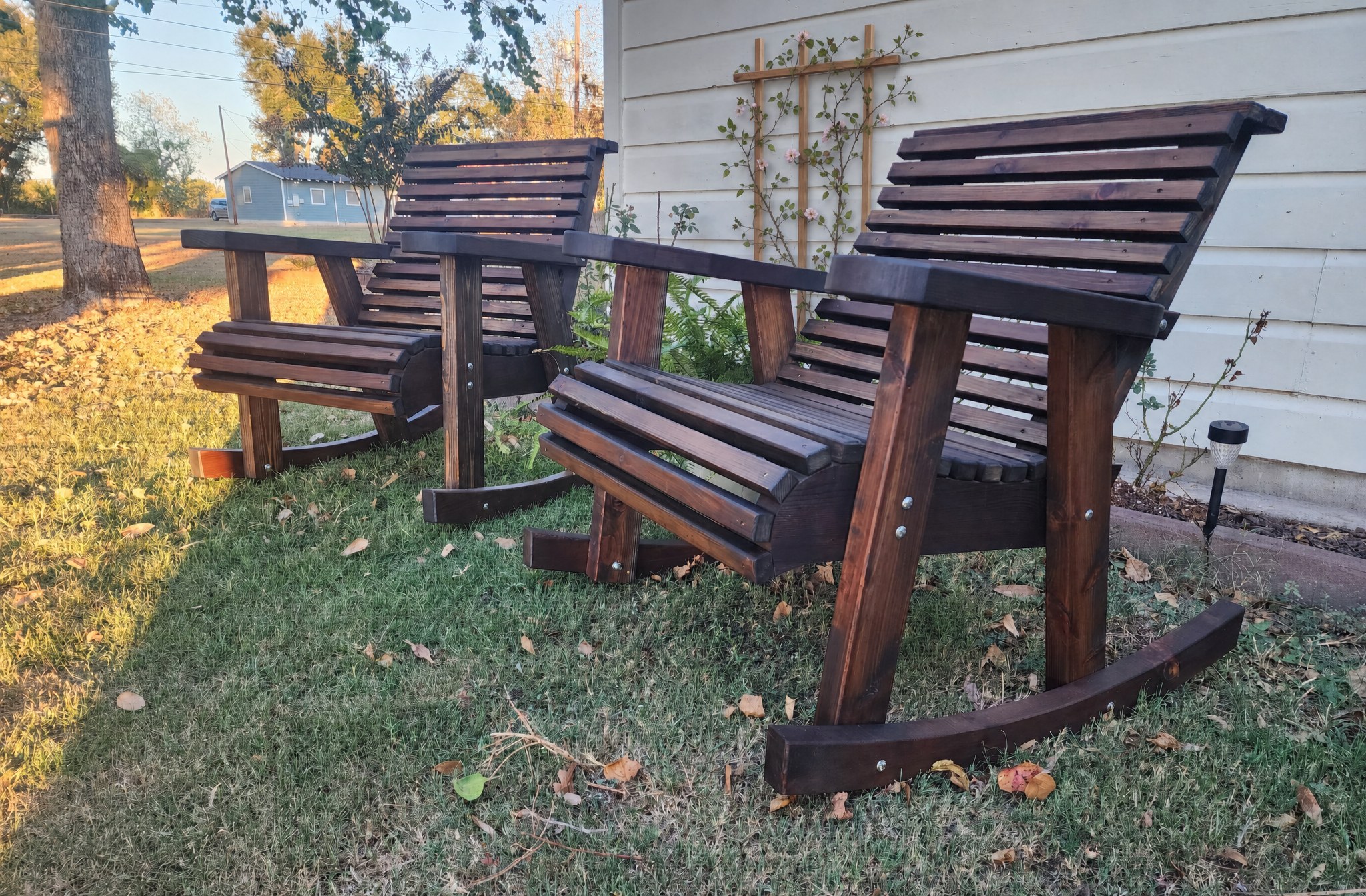 Cedar Porch Rocker: Wood Outdoor Seating