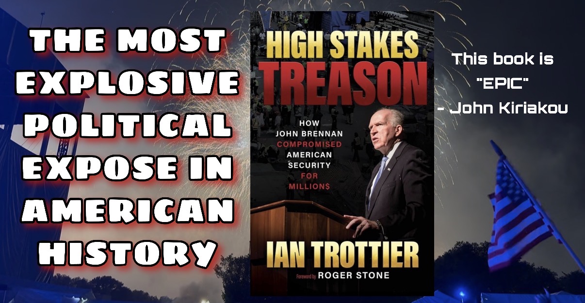 High Stakes Treason book cover and author imagery
