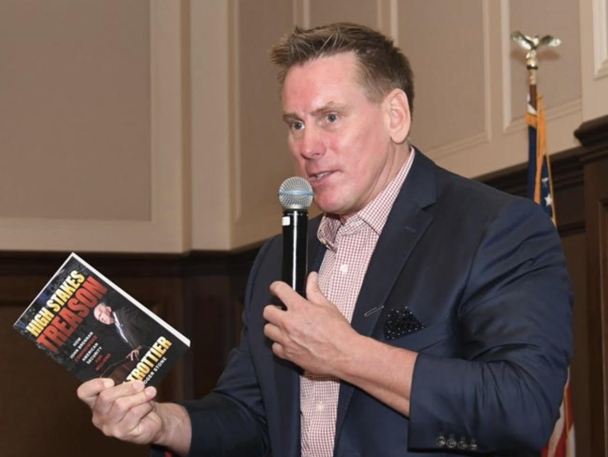 Ian Trottier presenting High Stakes Treason