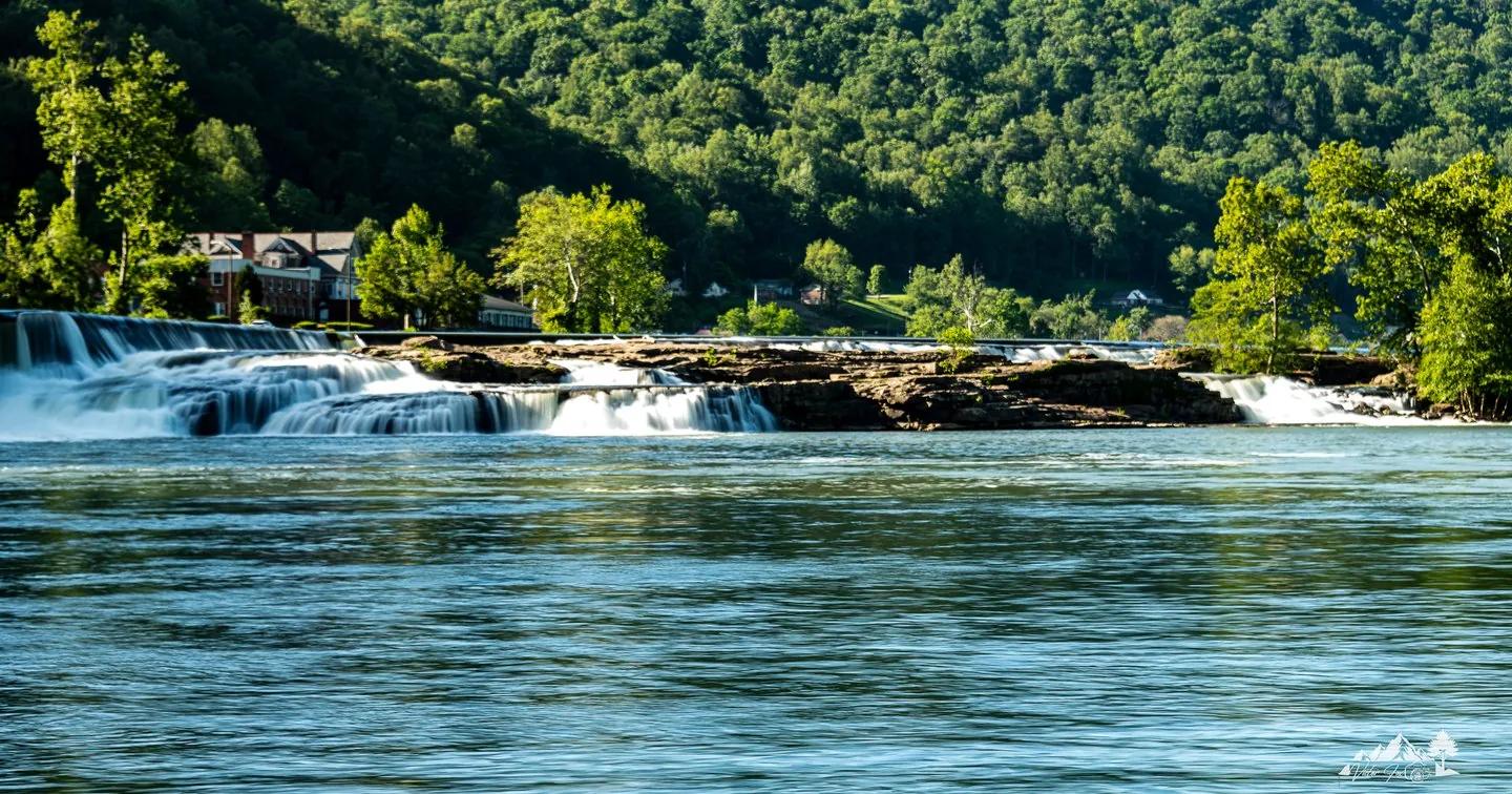 Scenic River Landscape Photo