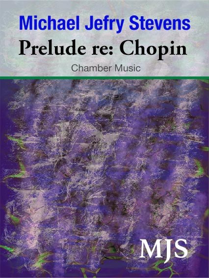 Cover for Prelude re: Chopin