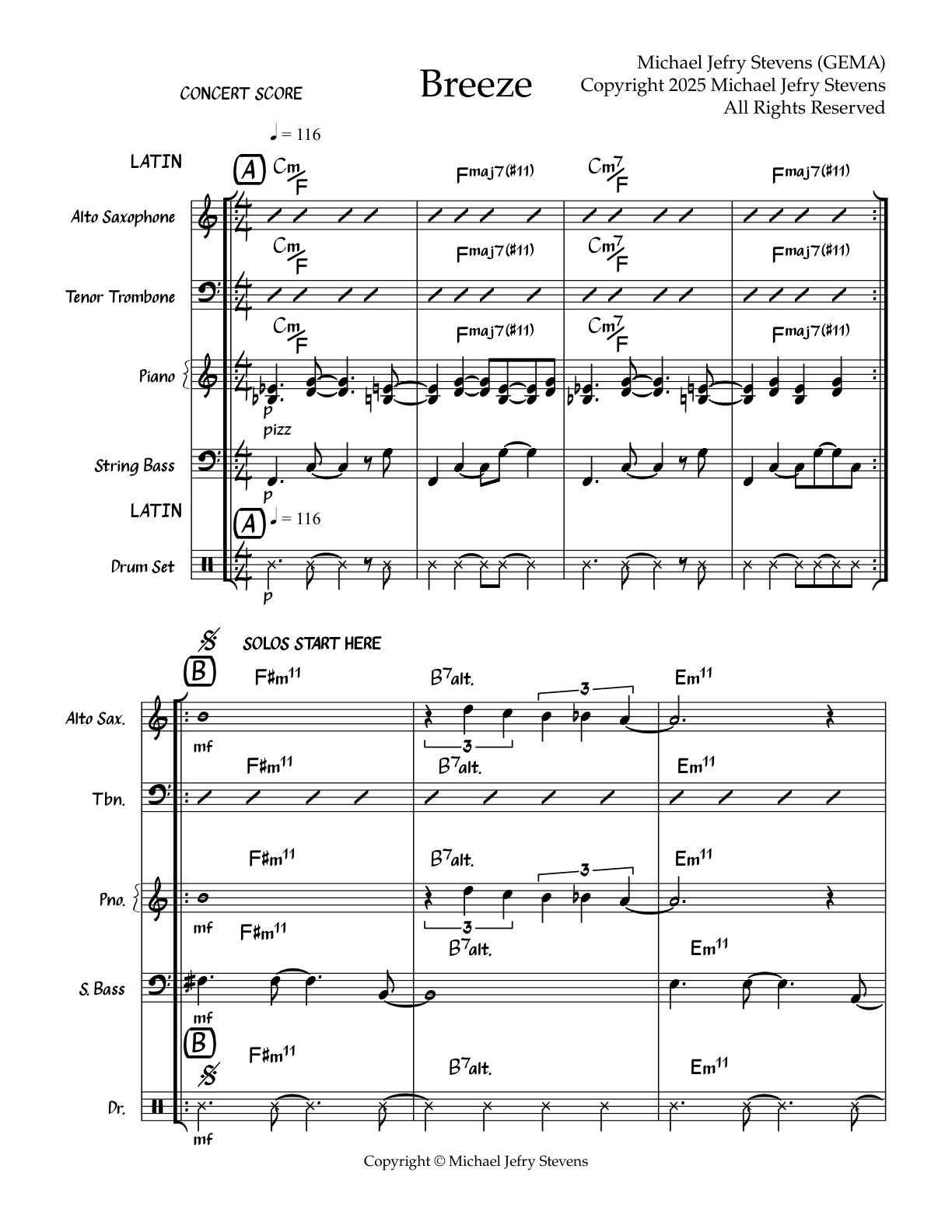 First page sample for Breeze