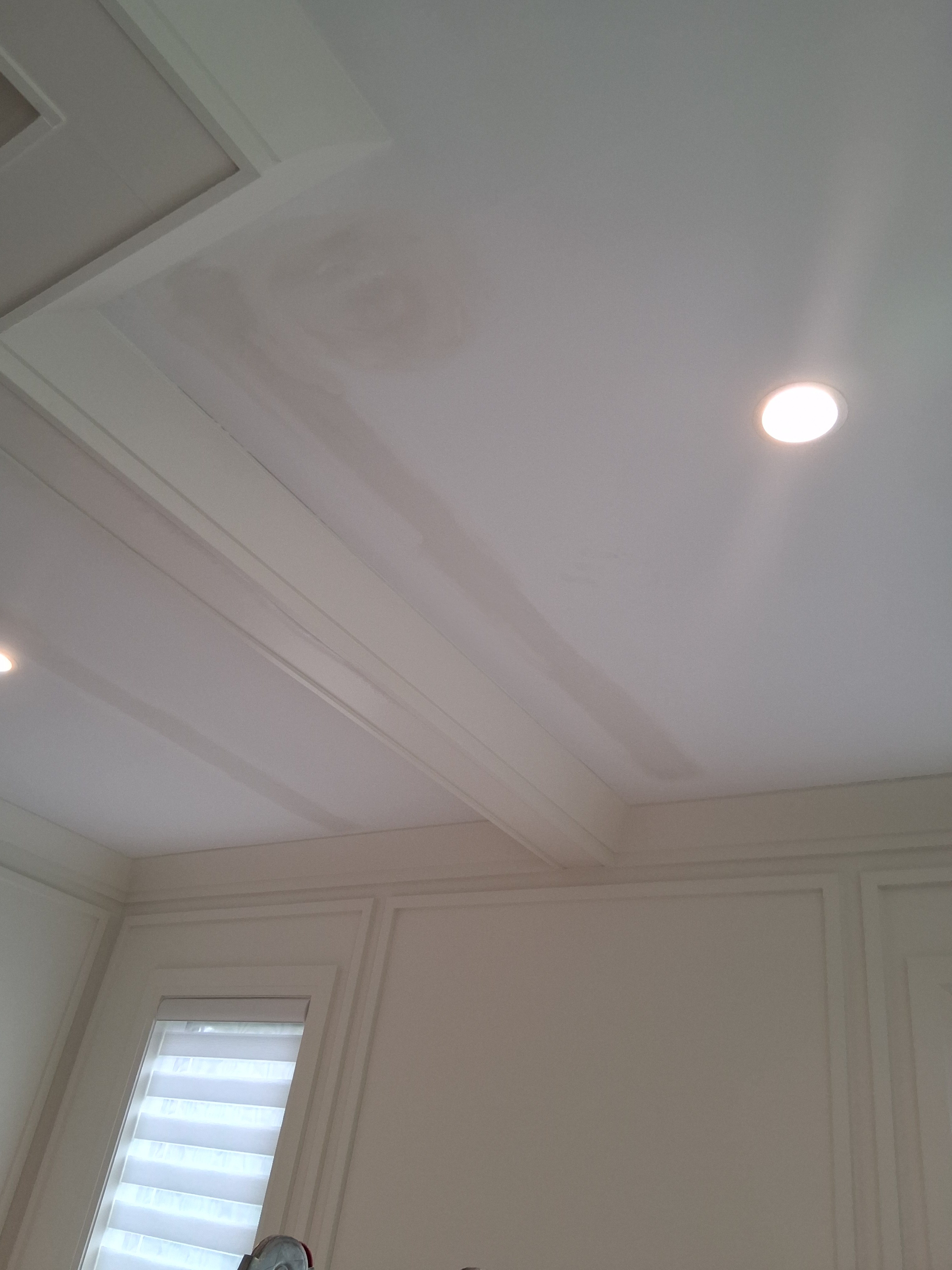 Interior stairway detail and wall paneling