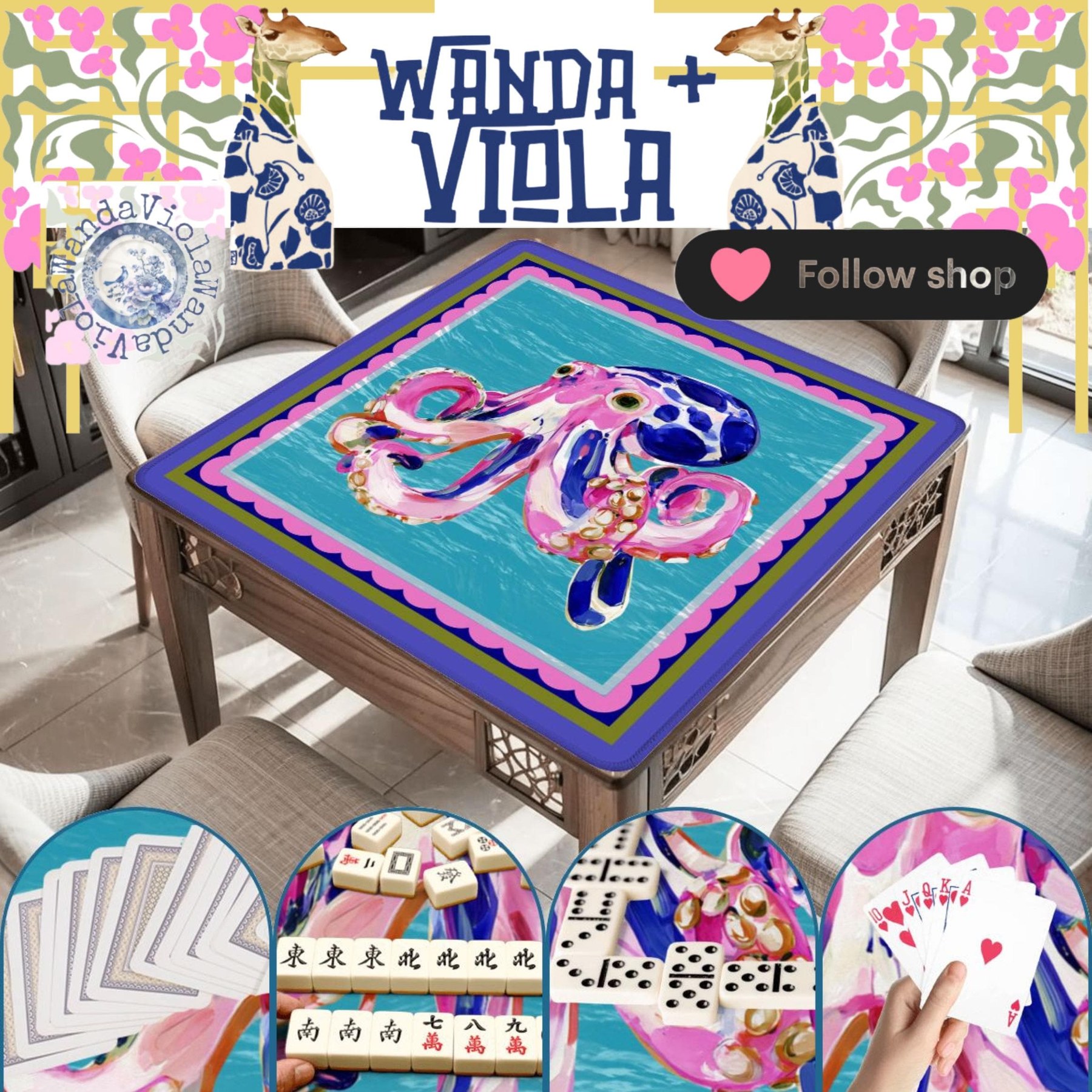 Mahjong Octopus Game Mat, view 4