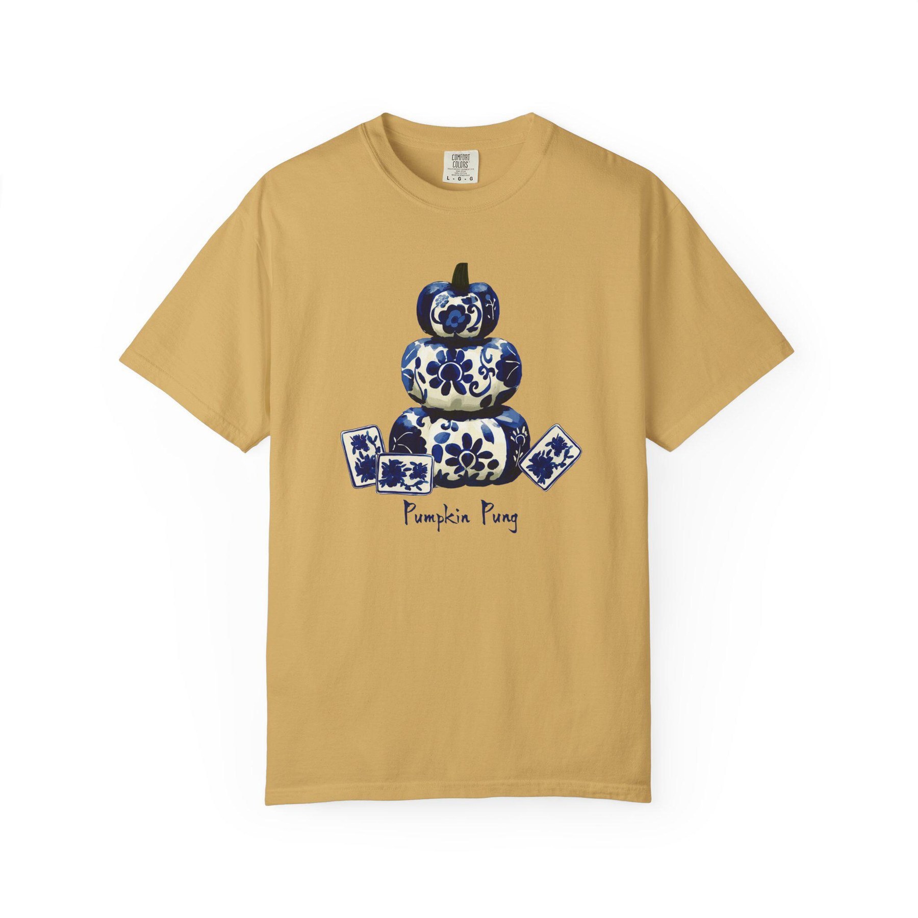 Mahjong Fall "Pumpkin Pung" Comfort Colorsโข T-Shirt, view 3