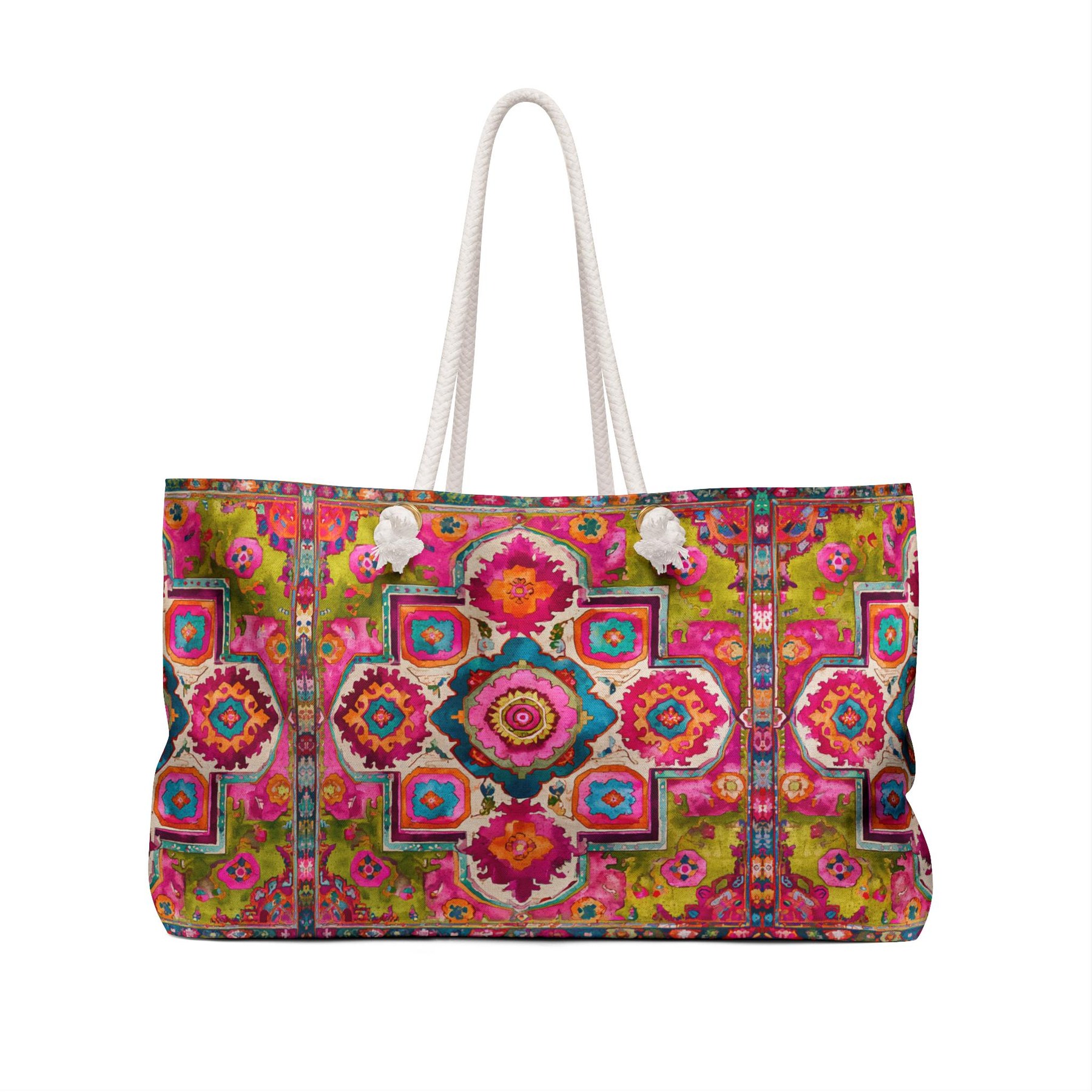 Mahjong Dopamine Rug Weekender Bag, view 3