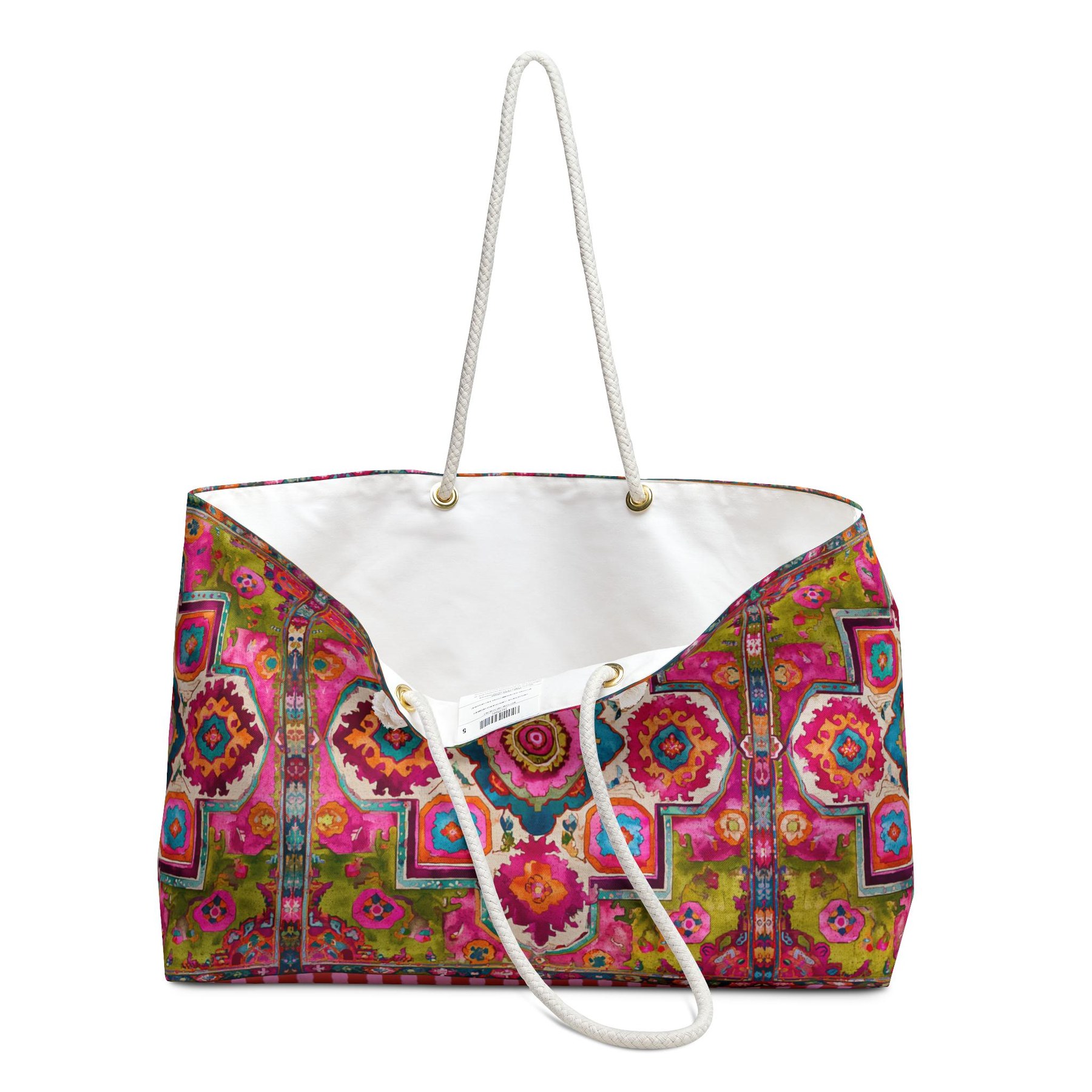 Mahjong Dopamine Rug Weekender Bag, view 4