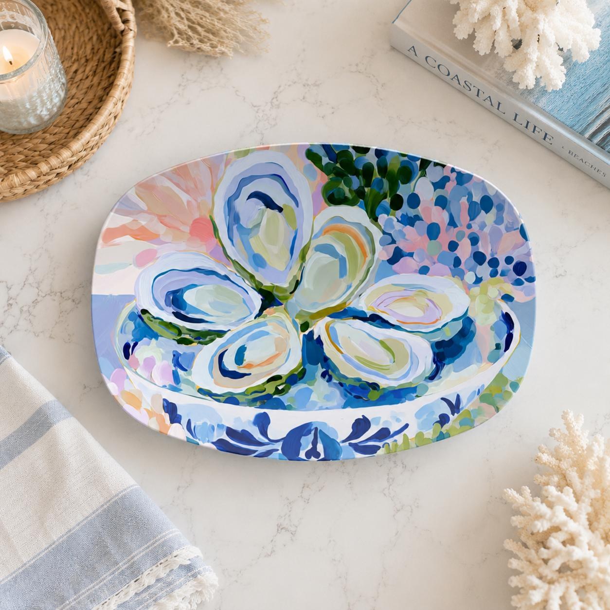 Coastal Oyster Serving Platter, view 2