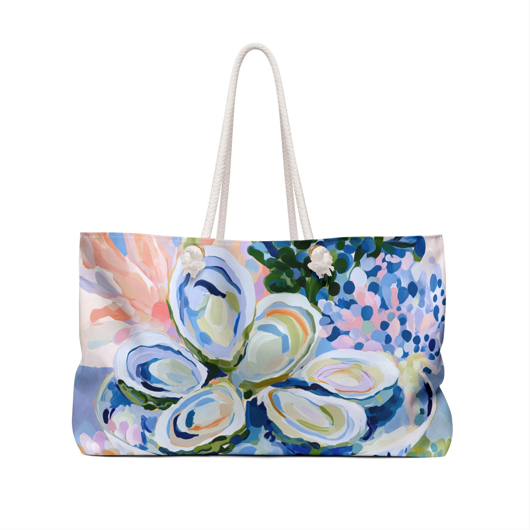 Mahjong Oyster Weekender Bag, view 3