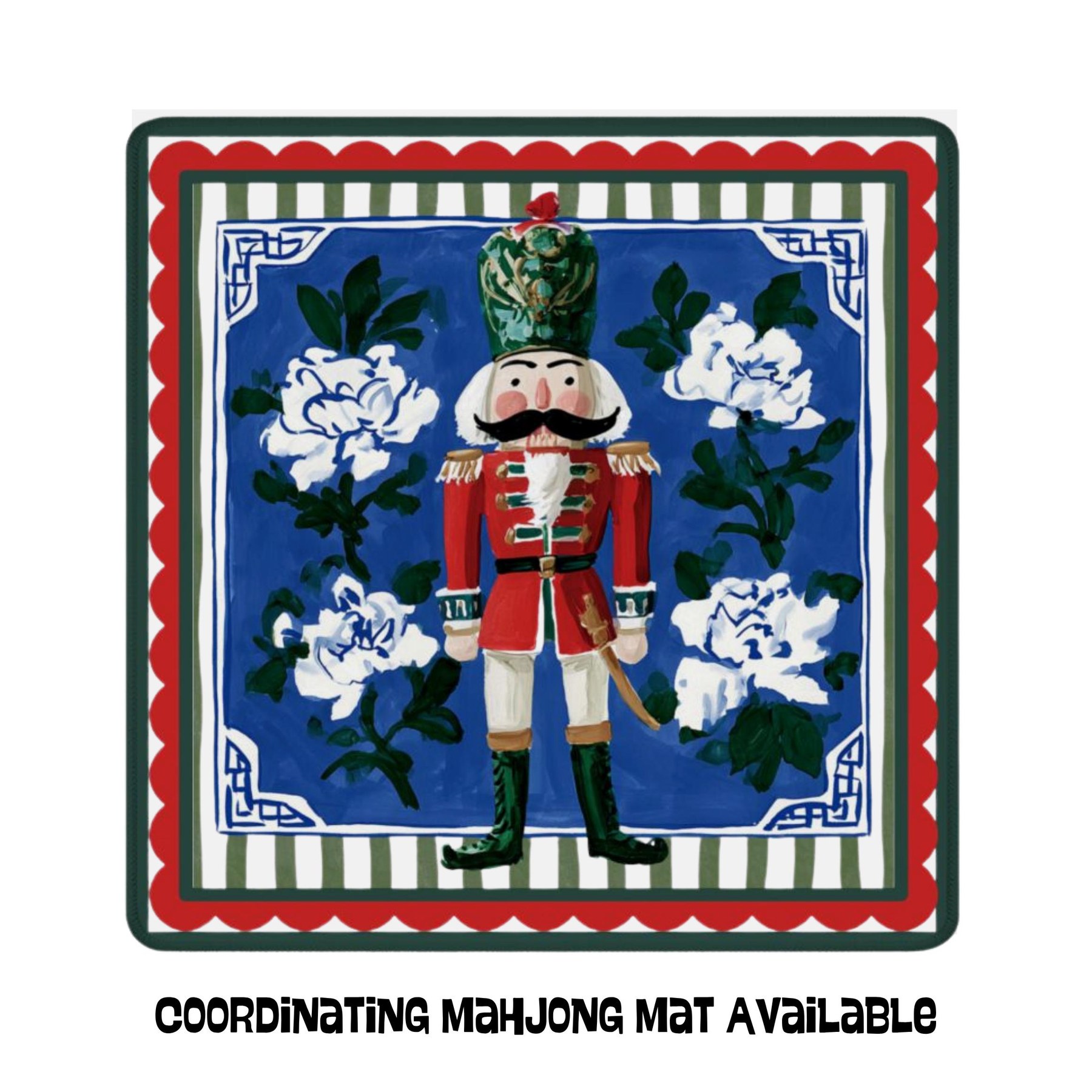 Mahjong Christmas Tablecloth, view 7