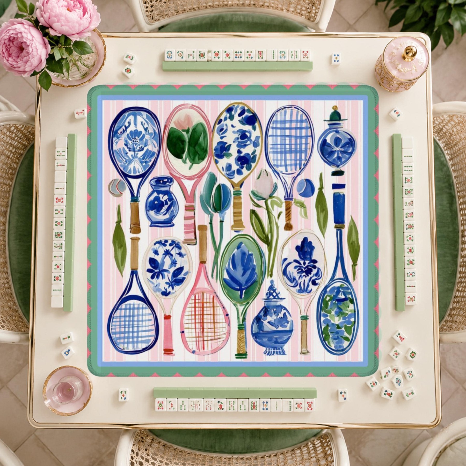 Mahjong Tennis Game Mat, view 2