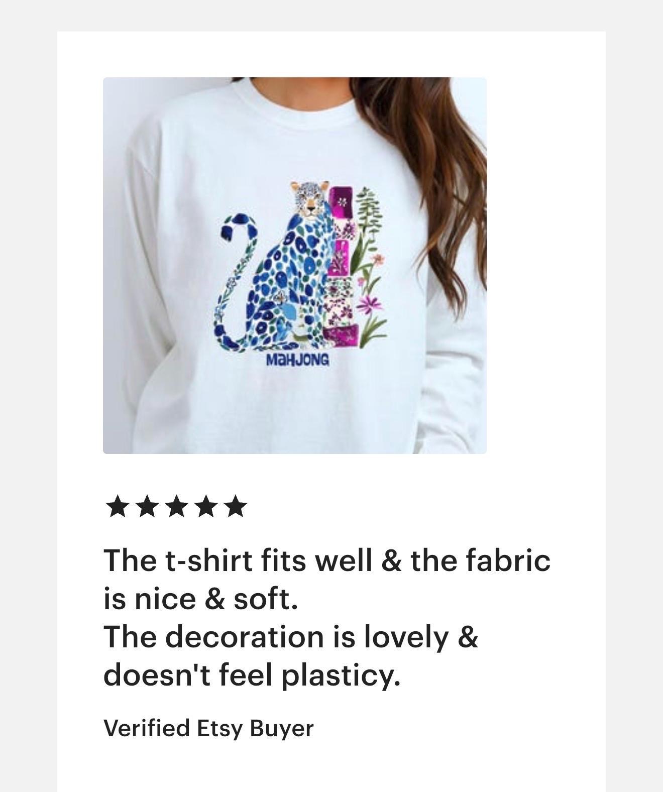 Mahjong Cheetah Comfort Colors™ Long Sleeve T-Shirt, view 7