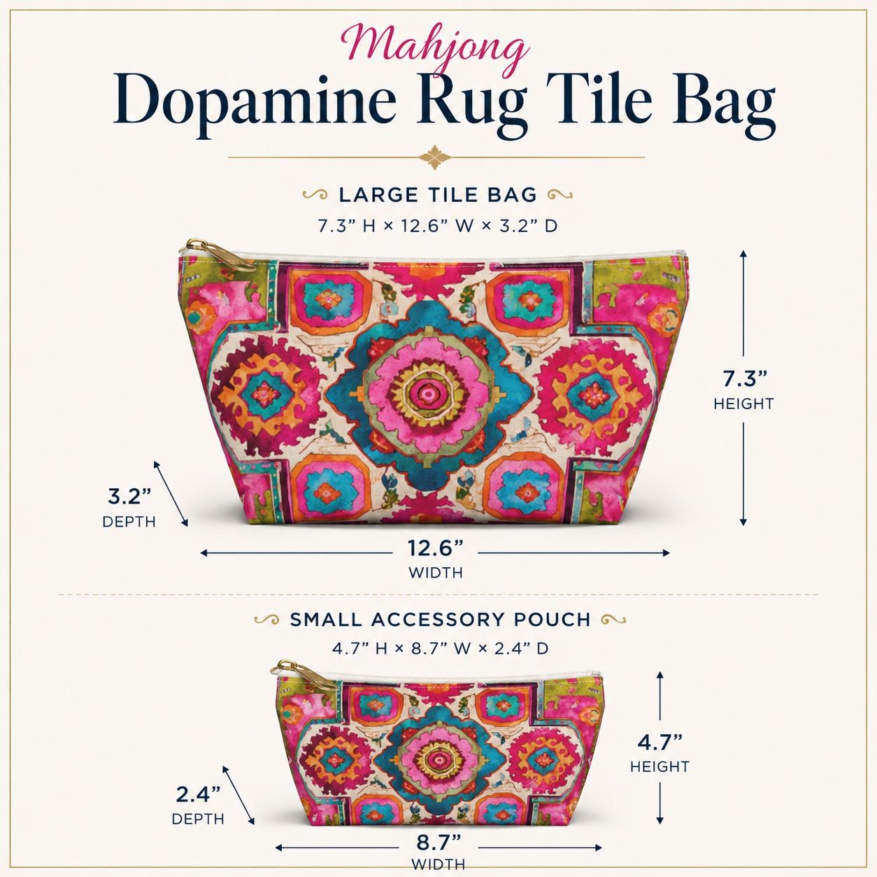 Mahjong Dopamine Rug Tile Bag, view 7