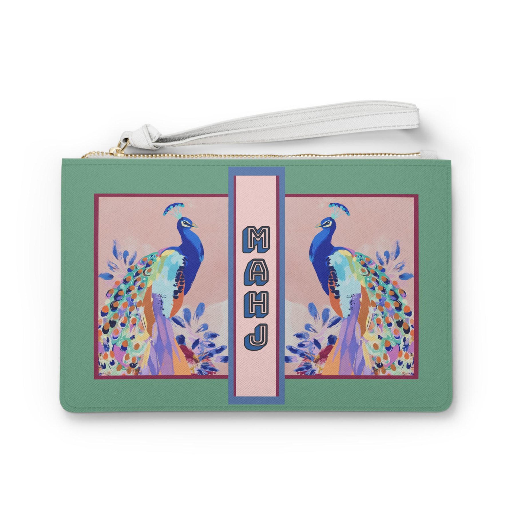 Mahjong Peacocks Card Holder, view 3