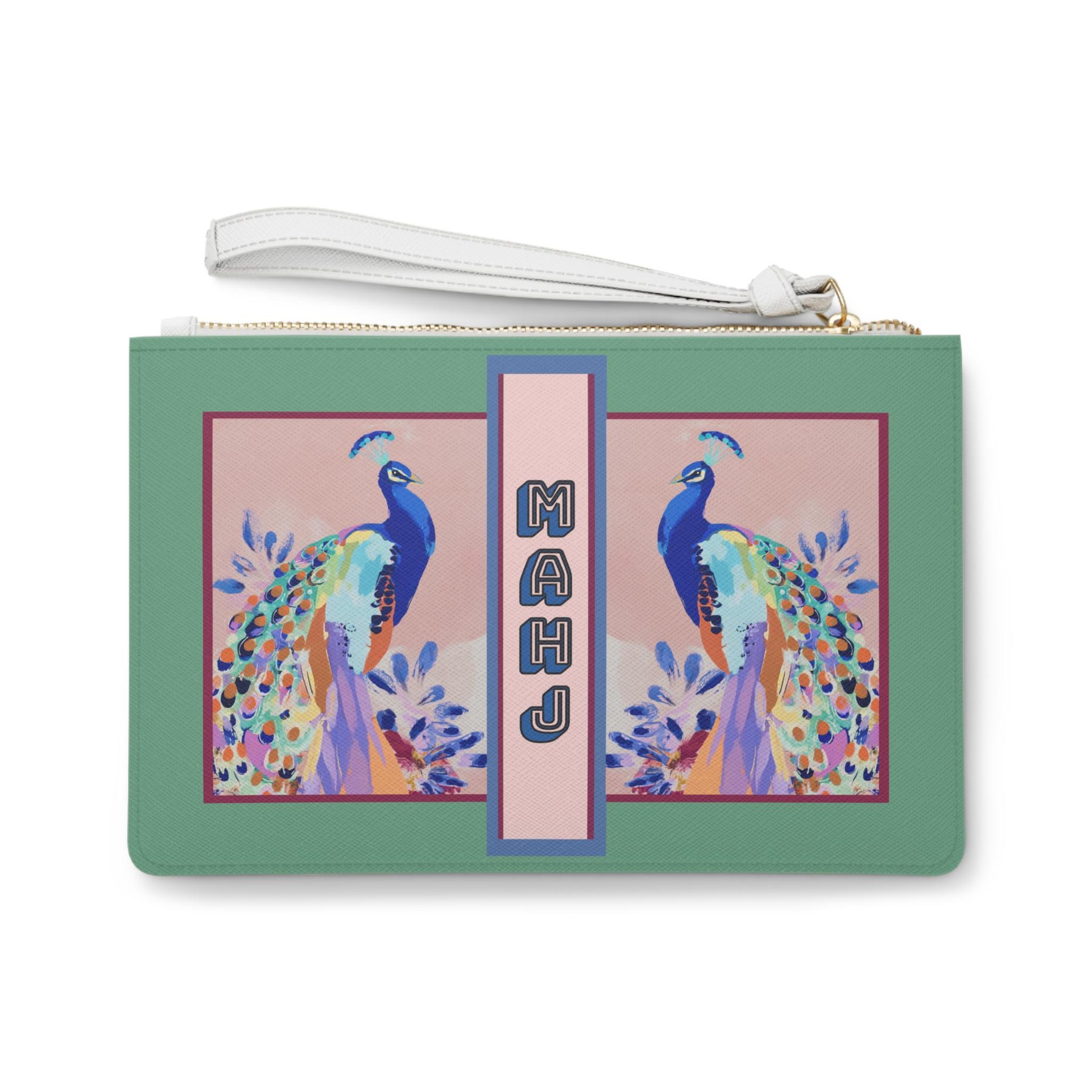 Mahjong Peacocks Card Holder, view 4