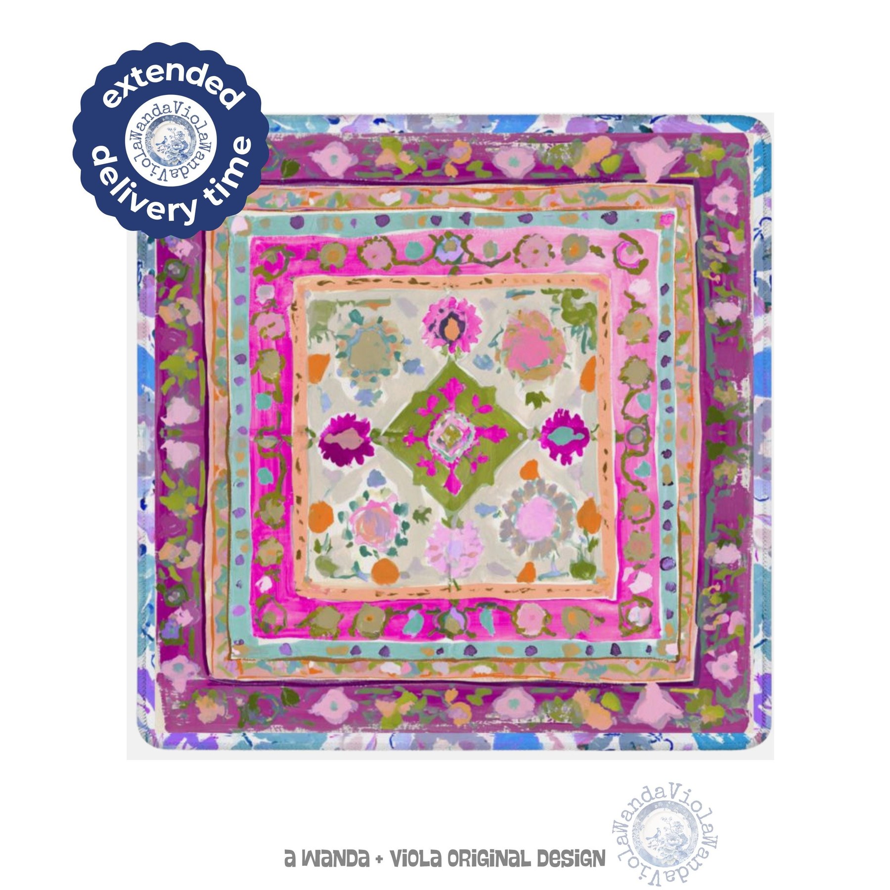 Mahjong Boho Rug Game Mat