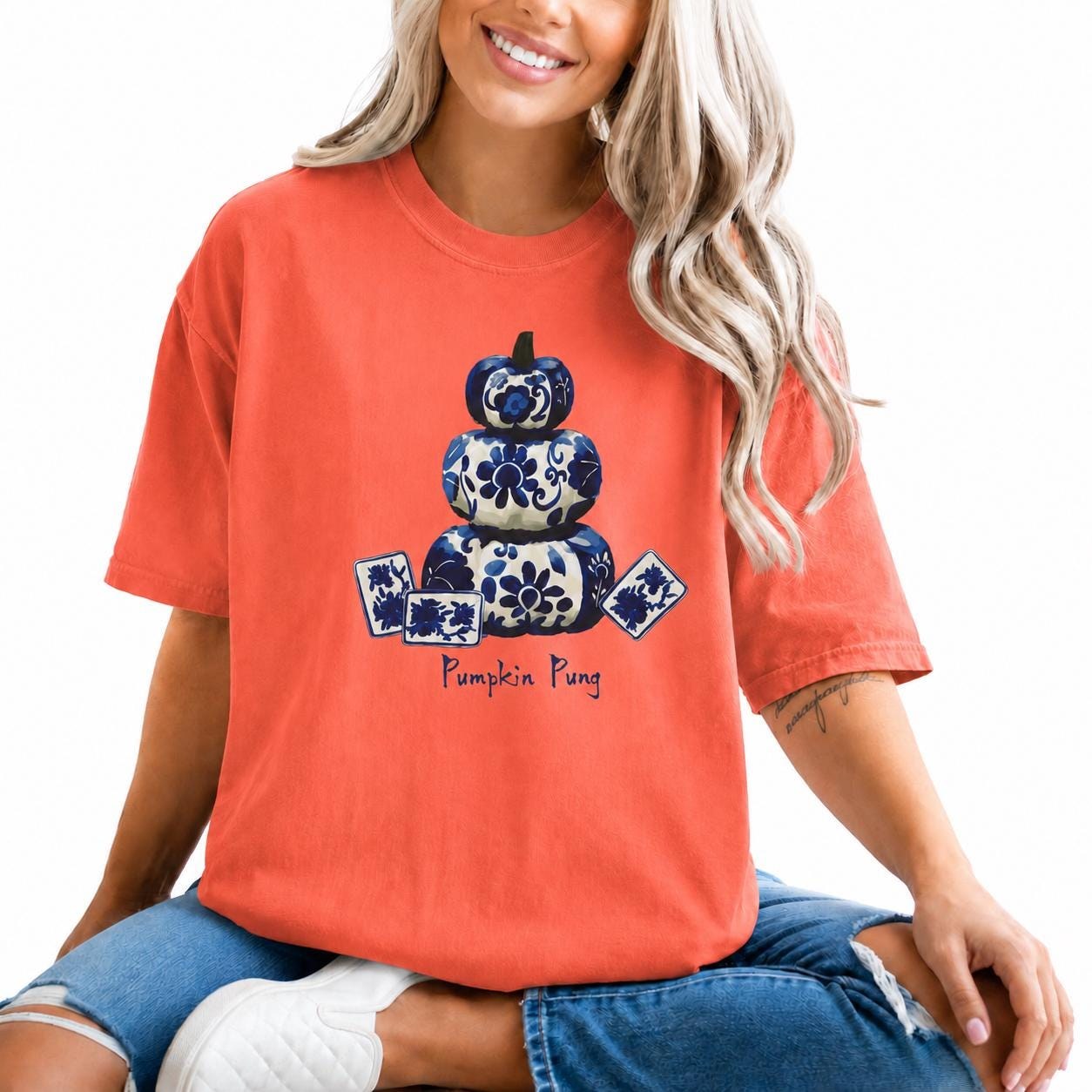 Mahjong Fall "Pumpkin Pung" Comfort Colors™ T-Shirt