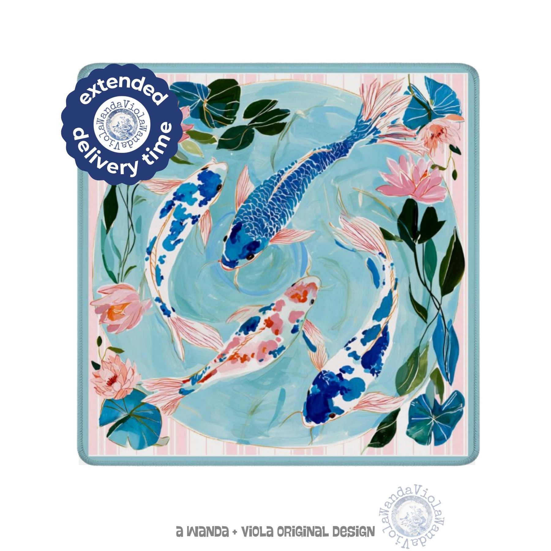 Mahjong Koi Fish Game Mat