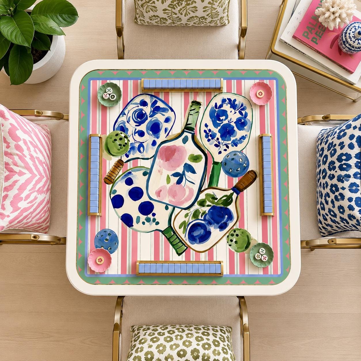 Mahjong Pickleball Game Mat, view 2