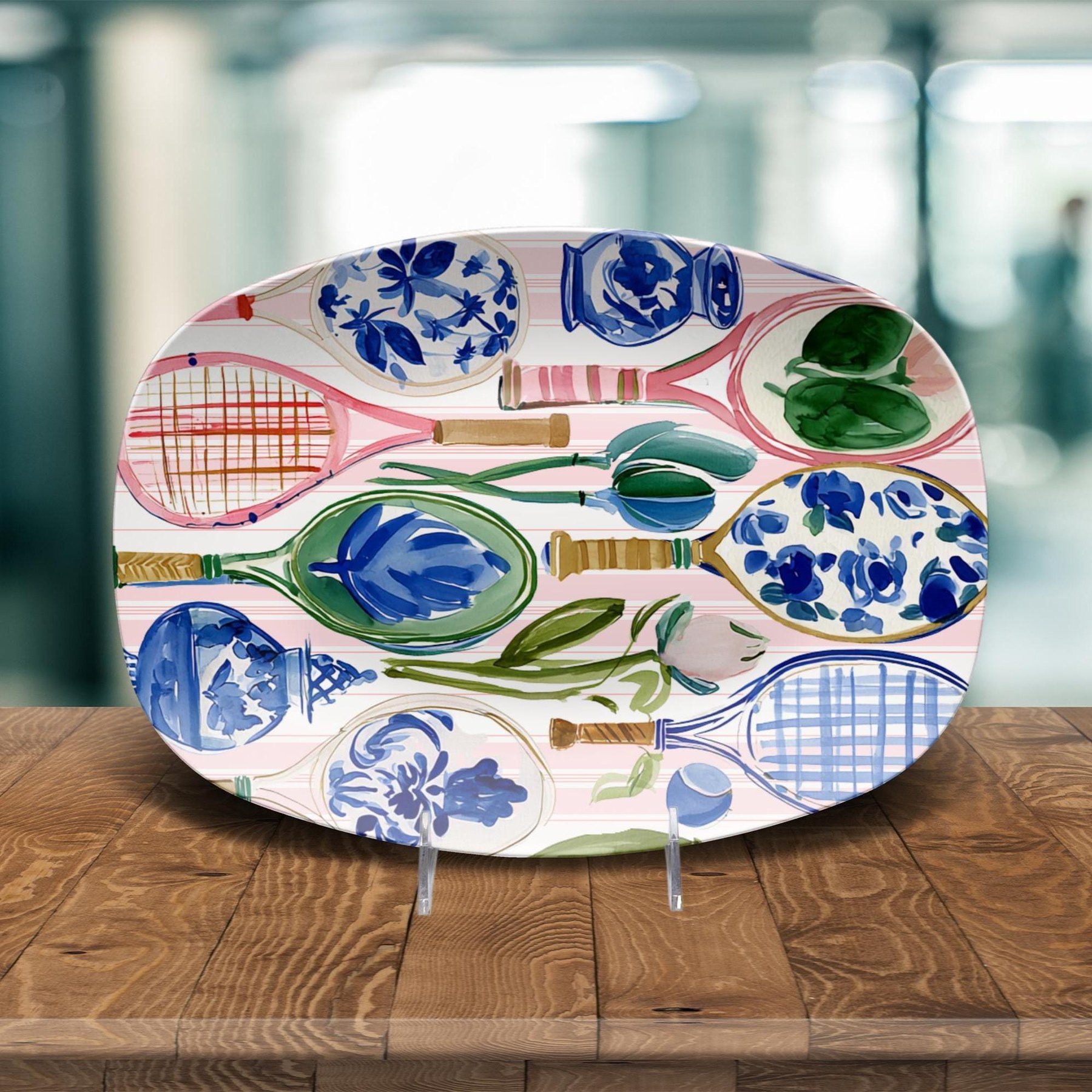 Tennis Serving Platter, view 4