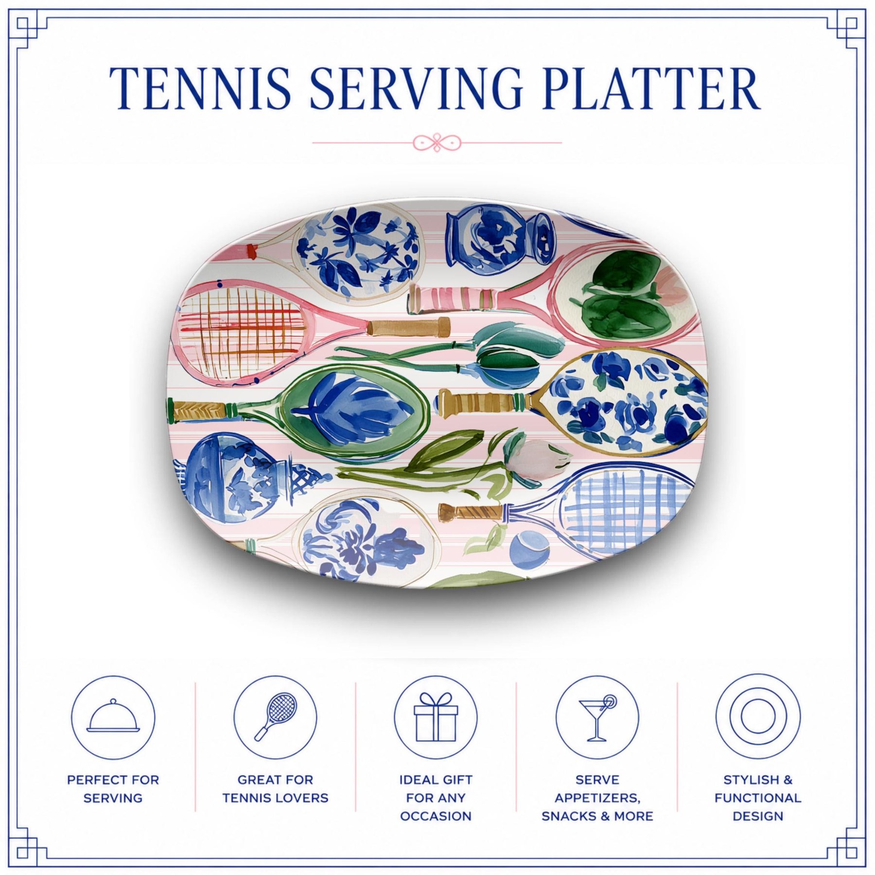 Tennis Serving Platter, view 5