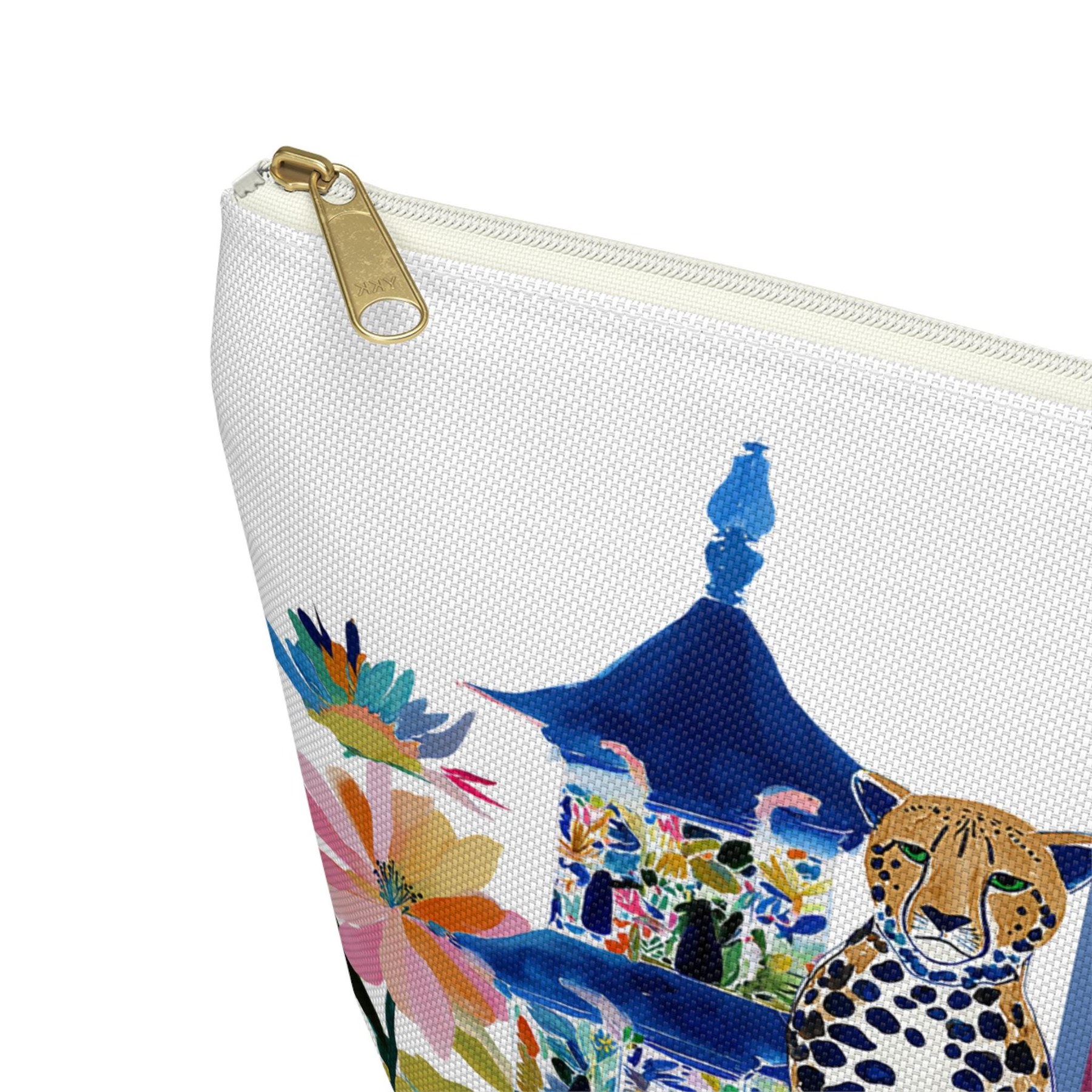 Mahjong Chinoiserie Cheetah w/ Pagoda Tile Bag, view 7