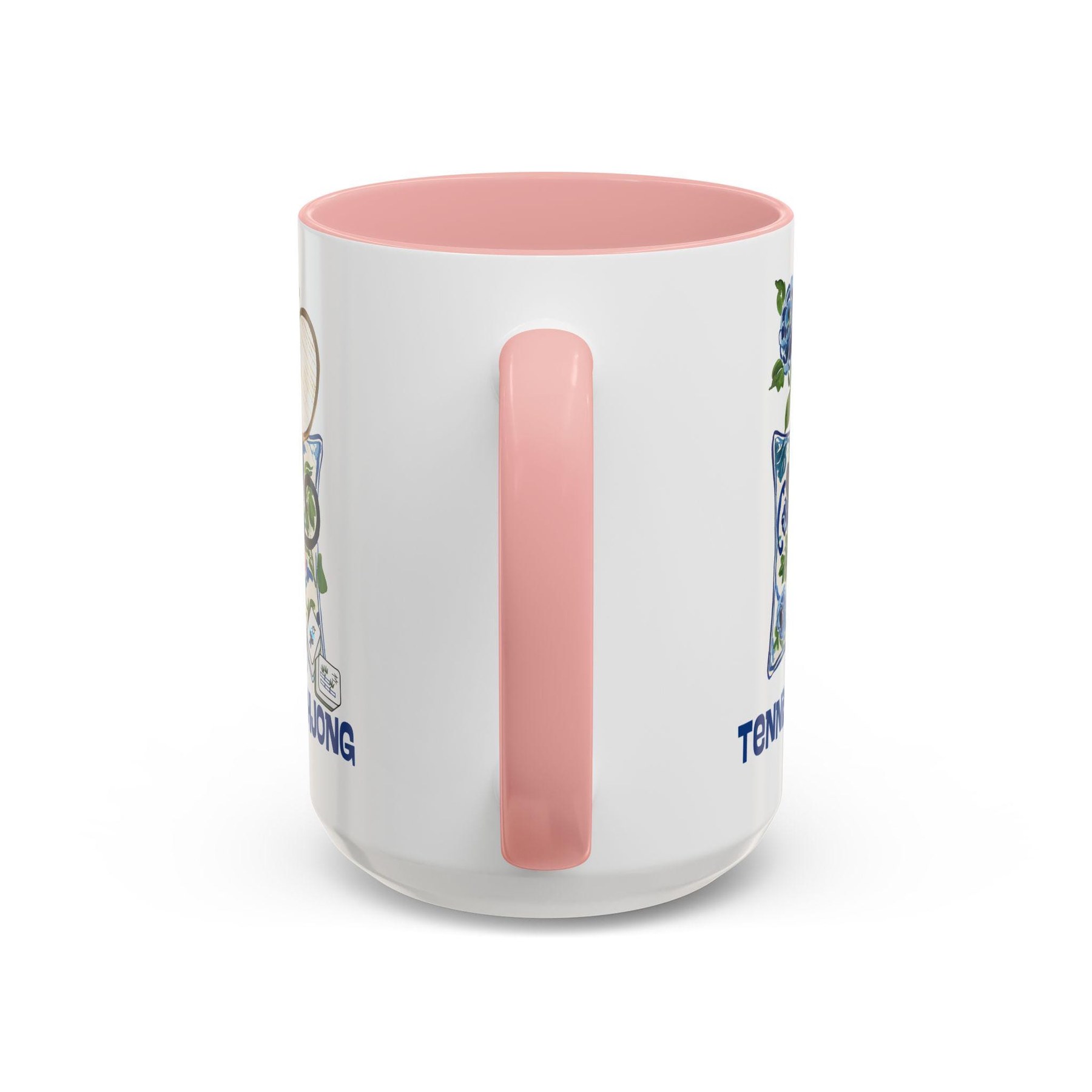Mahjong Monkey "Tennis Then Mahjong" 15oz Mug, view 7