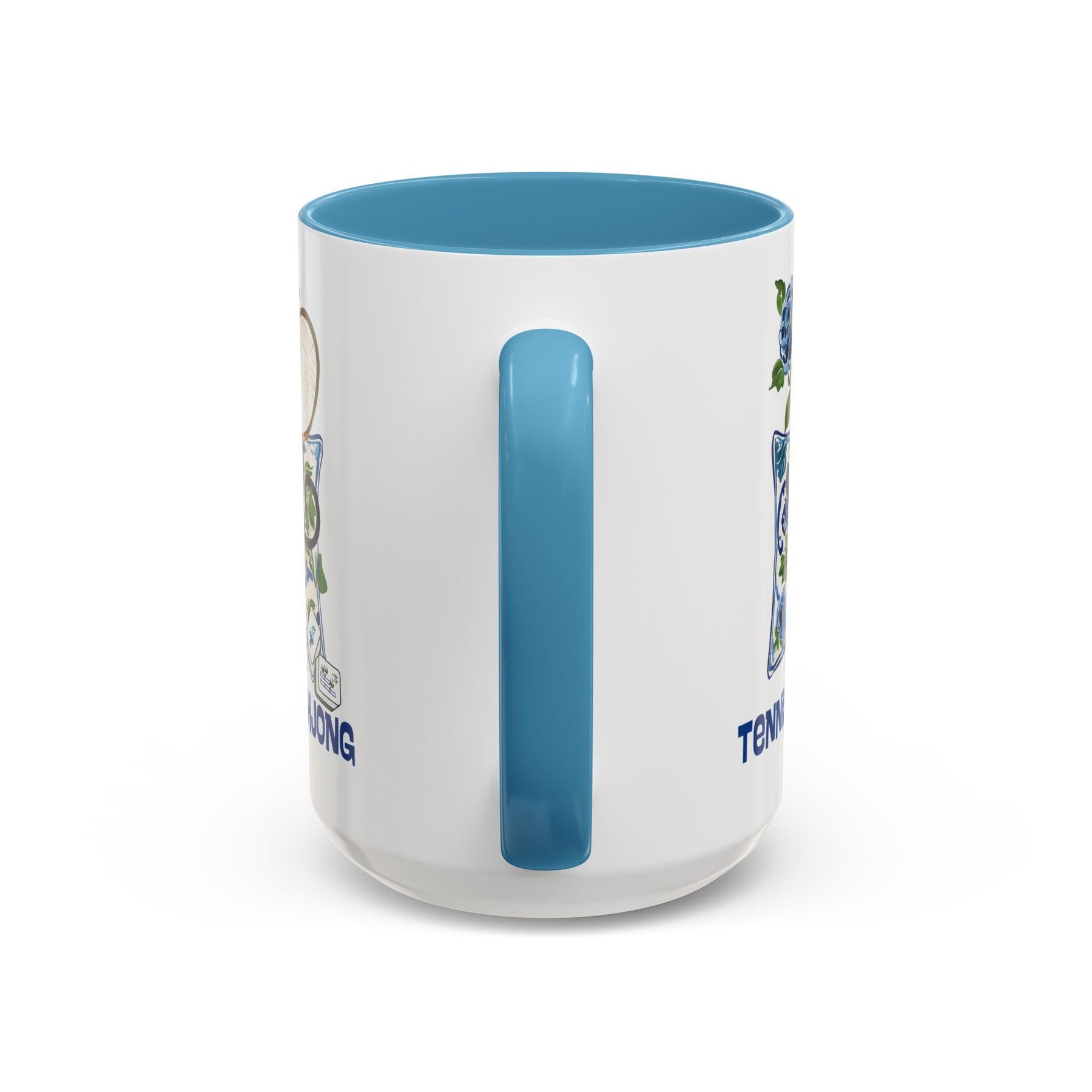 Mahjong Monkey "Tennis Then Mahjong" 15oz Mug, view 11