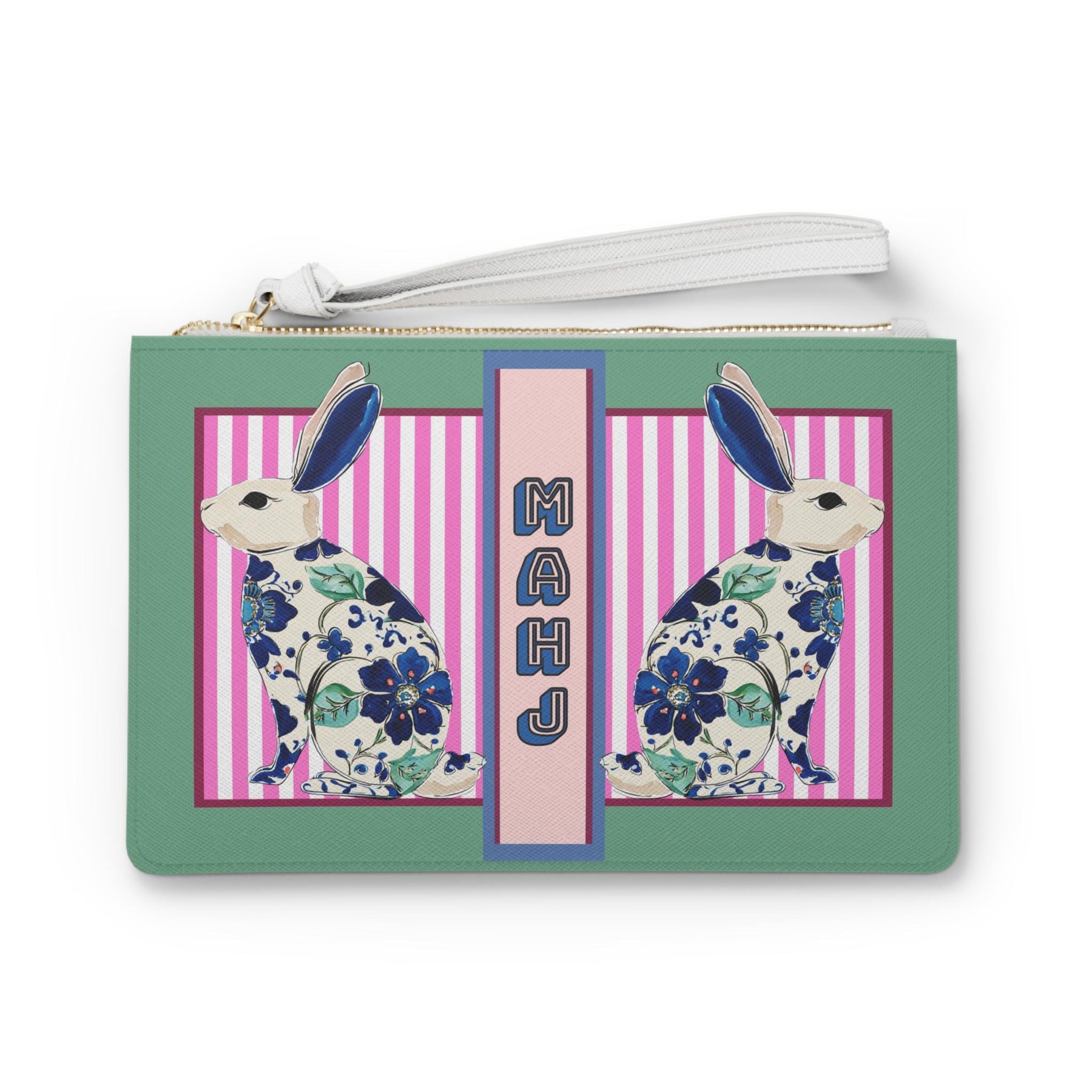 Mahjong Rabbit Card Clutch, view 2