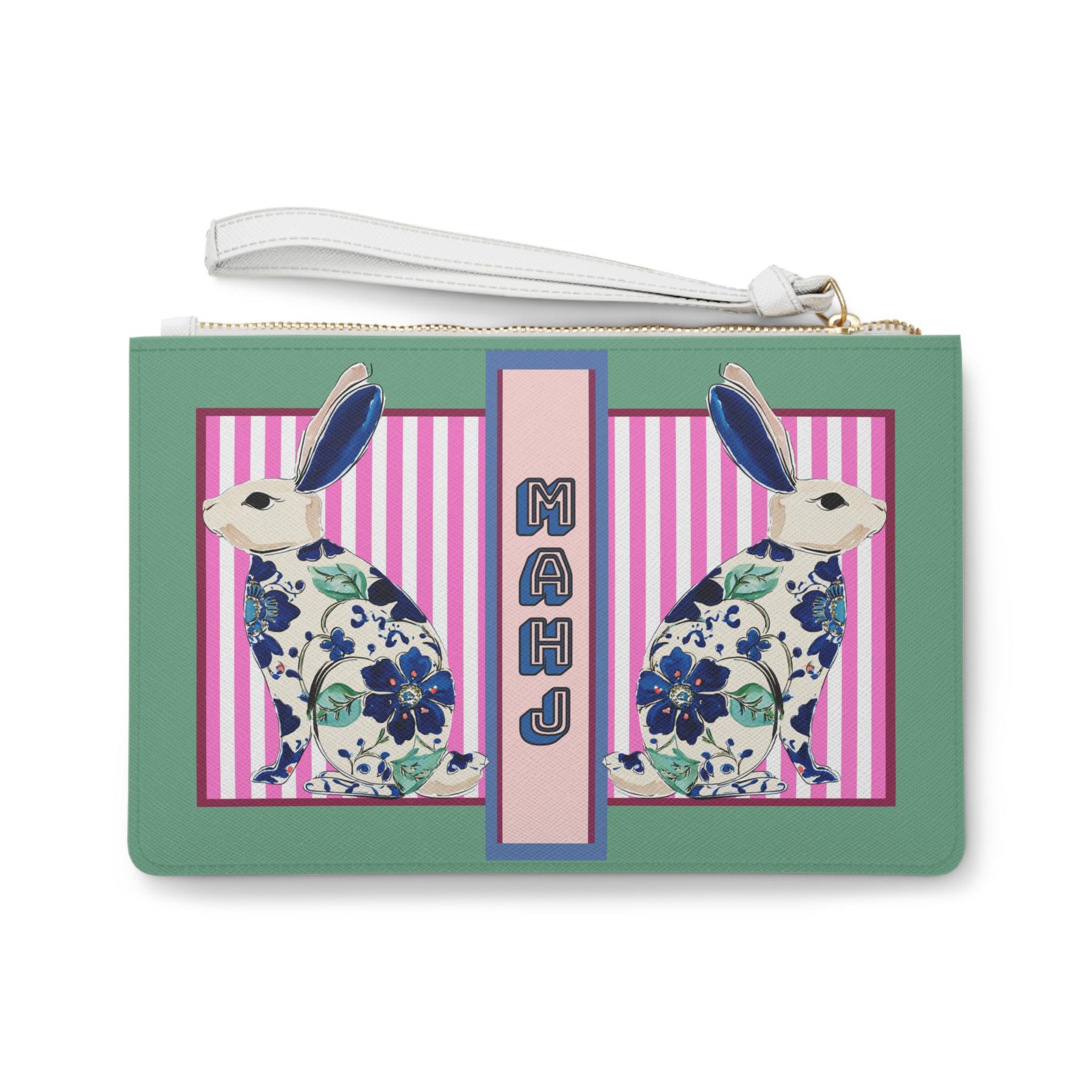Mahjong Rabbit Card Clutch, view 4