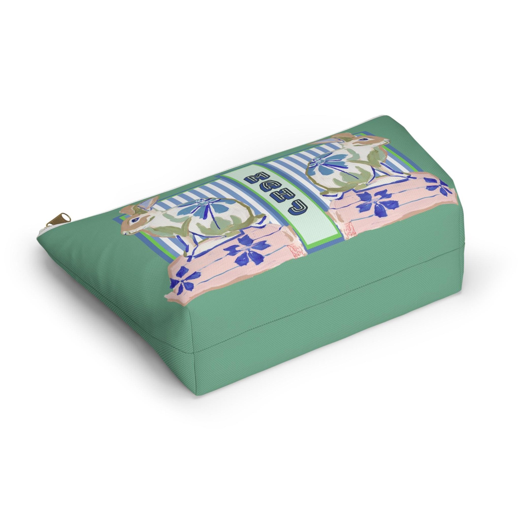 Mahjong Chinoiserie Painted Rabbit Tile Bag, view 6