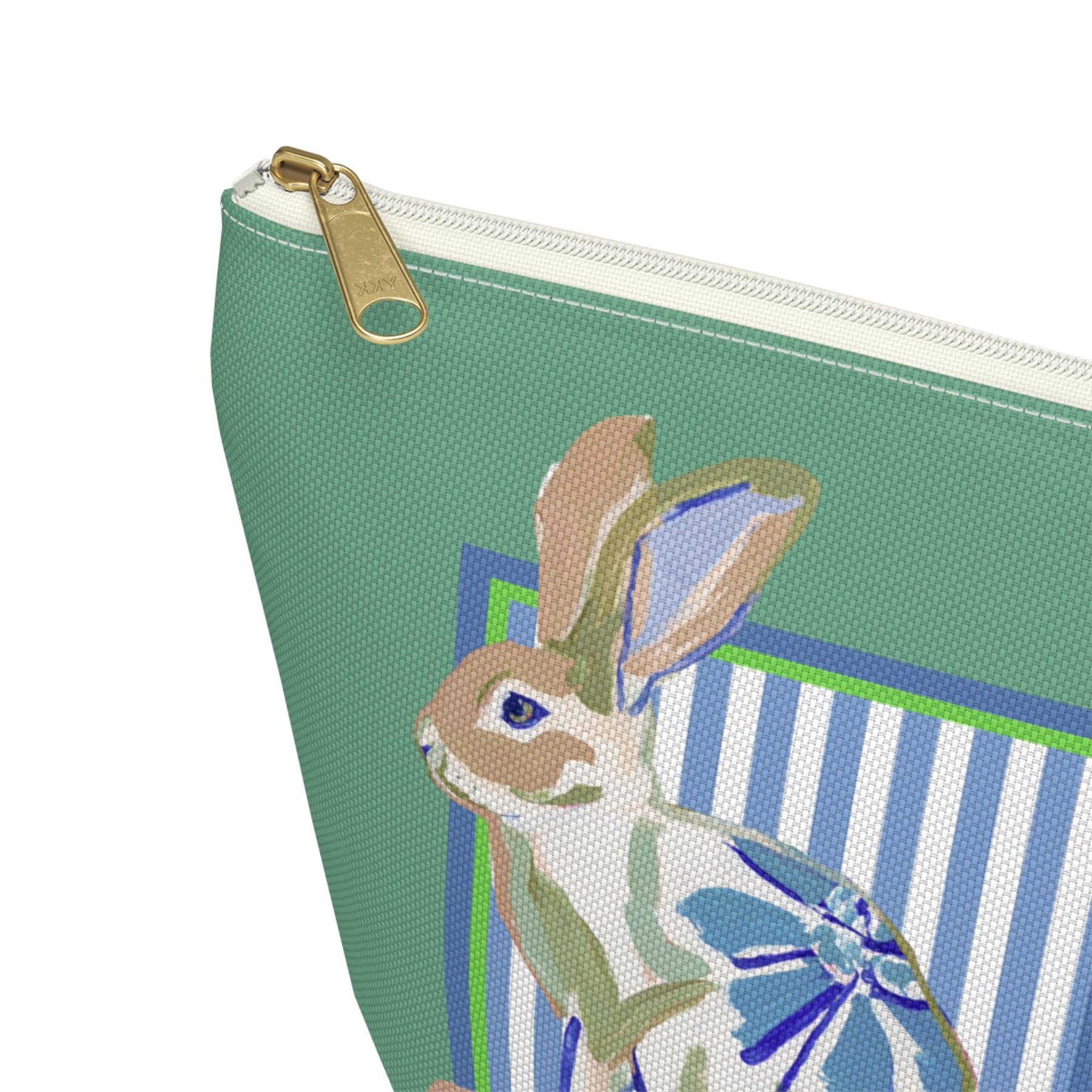 Mahjong Chinoiserie Painted Rabbit Tile Bag, view 7