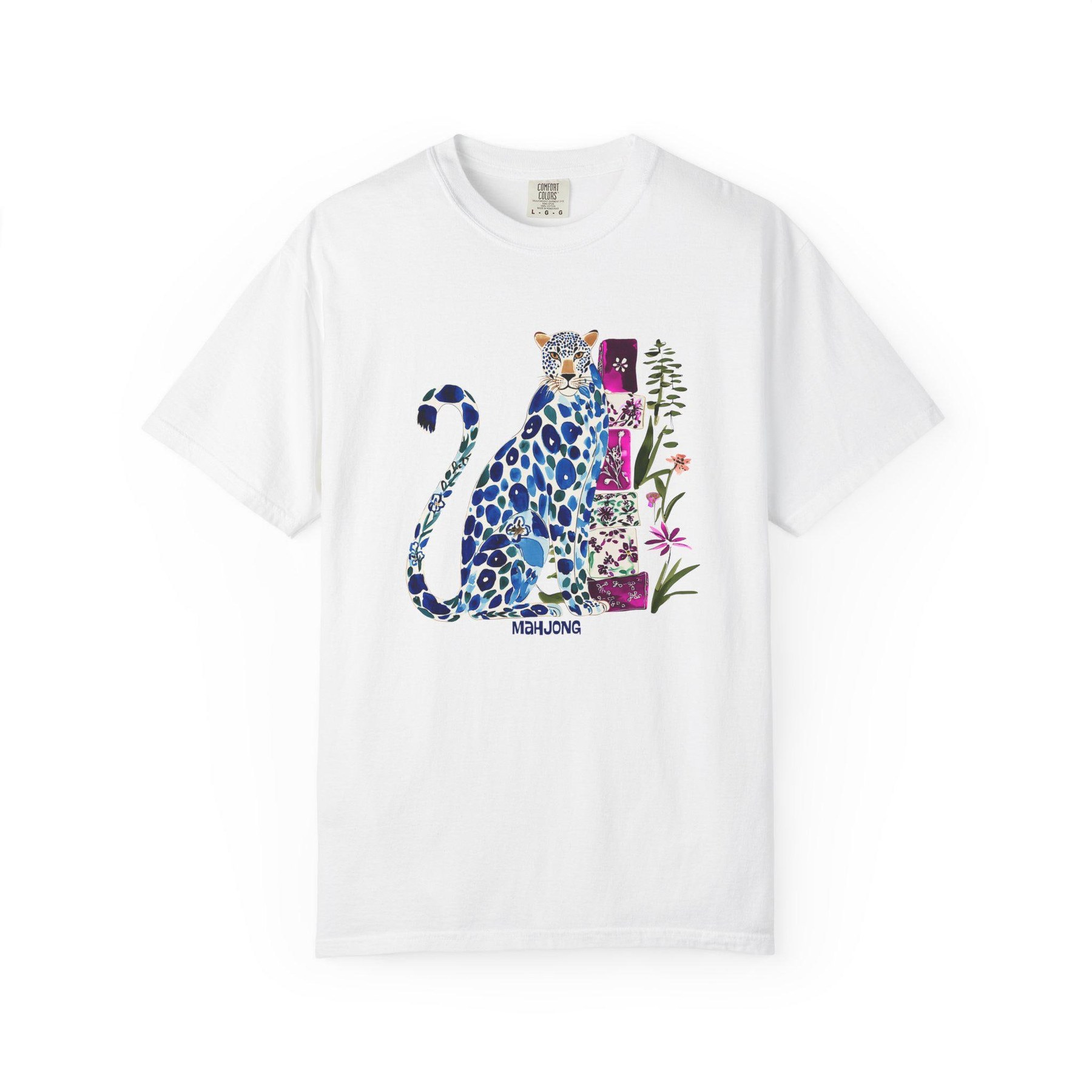 Mahjong Cheetah Comfort Colors™ Short Sleeve T-Shirt, view 2