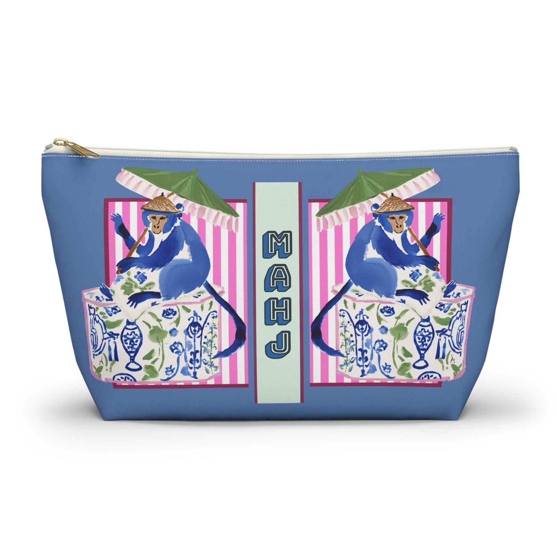 Mahjong Chinoiserie Monkey Tile Bag, view 3