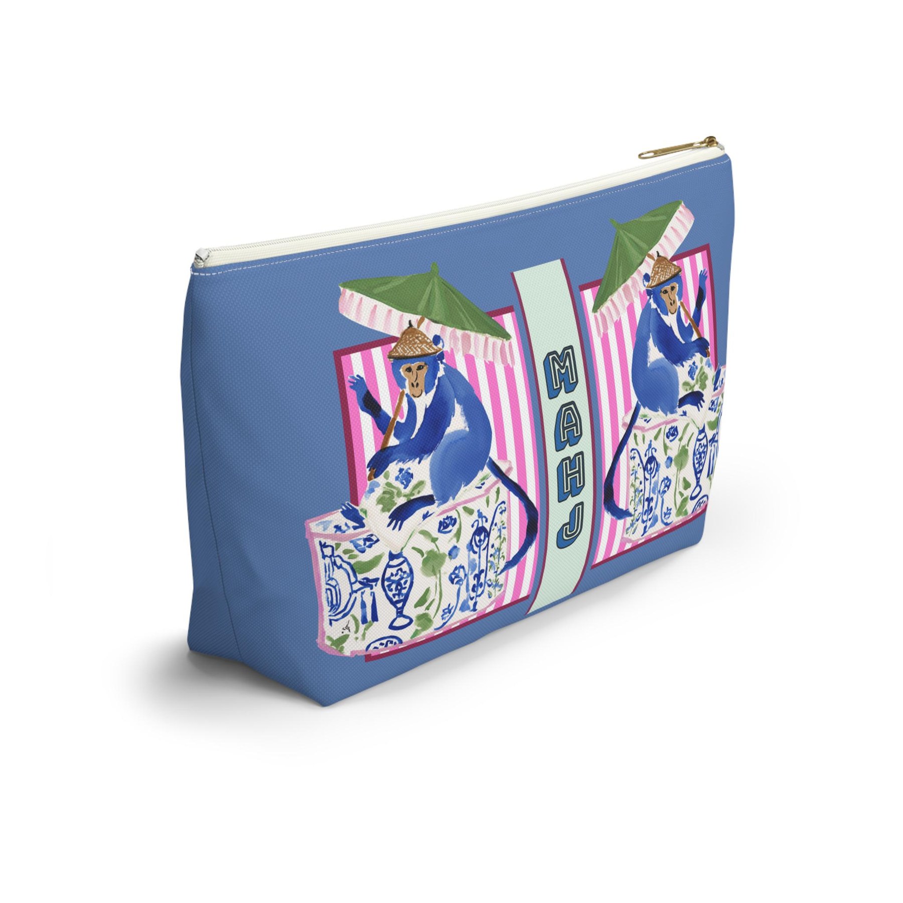 Mahjong Chinoiserie Monkey Tile Bag, view 5