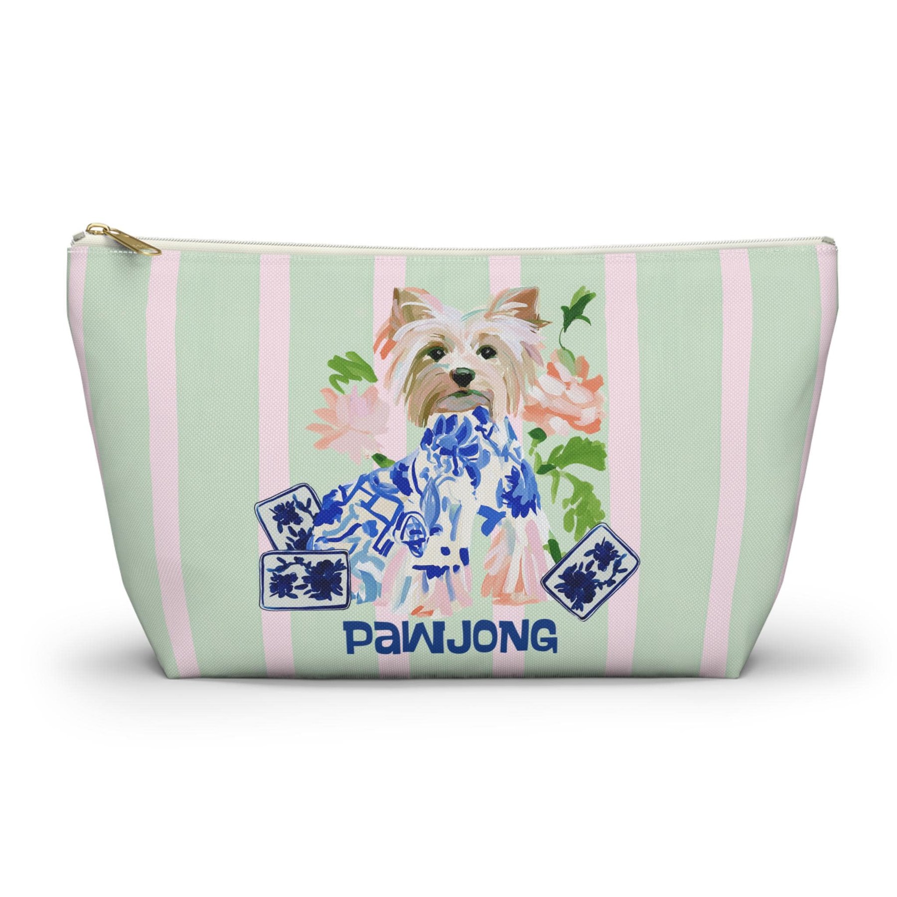 Mahjong Yorkshire Terrier "Pawjong" Tile Bag