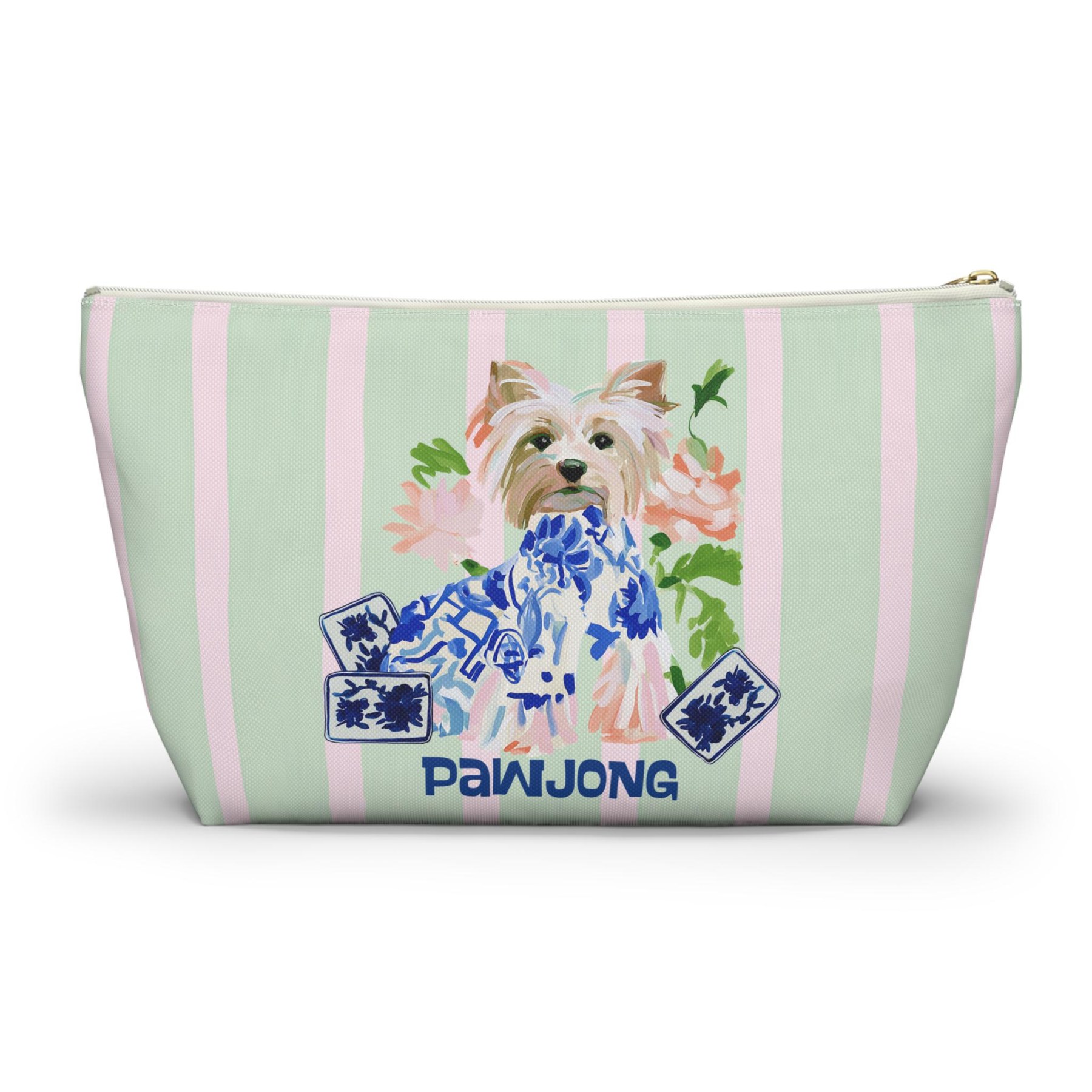 Mahjong Yorkshire Terrier "Pawjong" Tile Bag, view 3